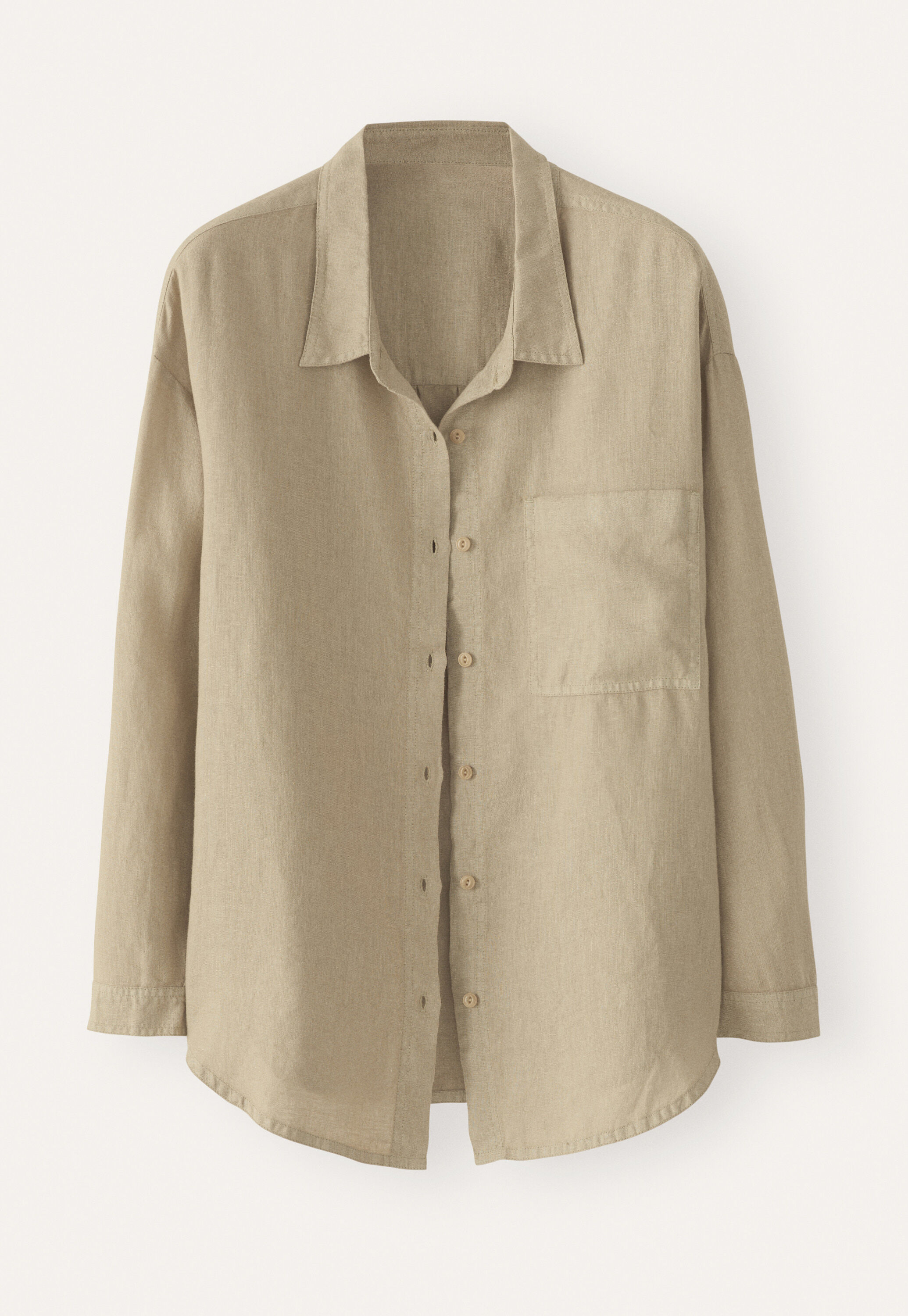 Overshirt aus Leinen