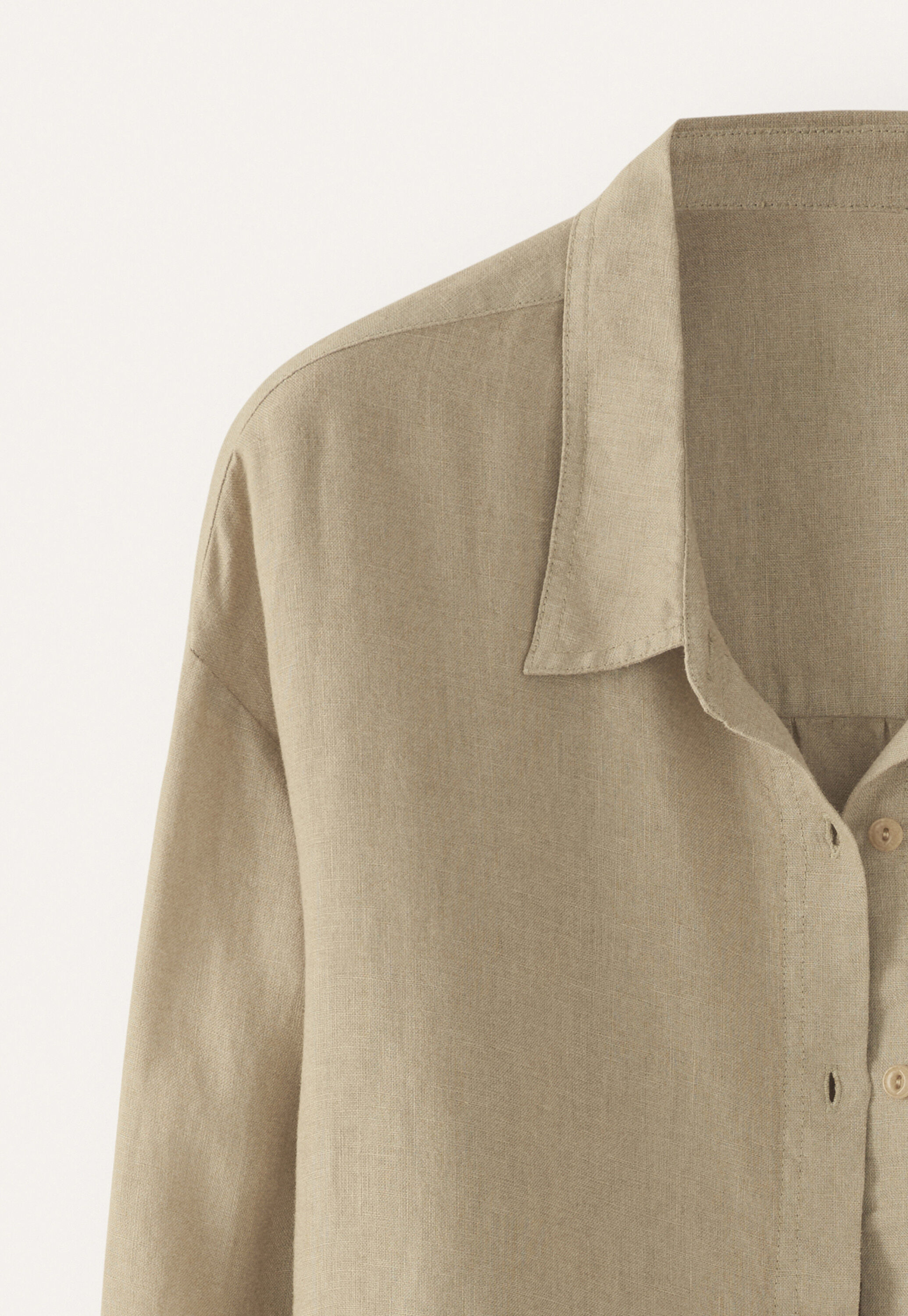 Overshirt aus Leinen