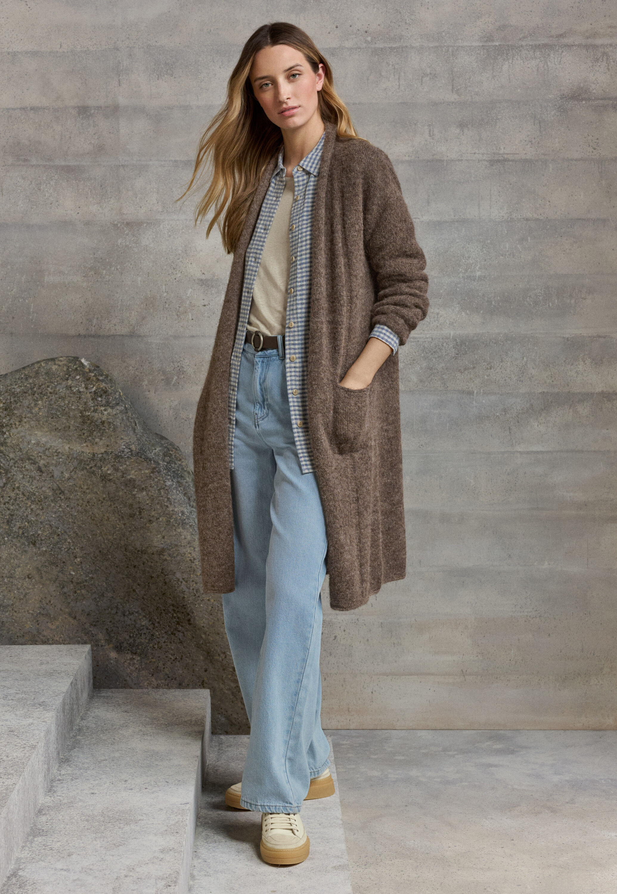 Verschlussloser Cardigan