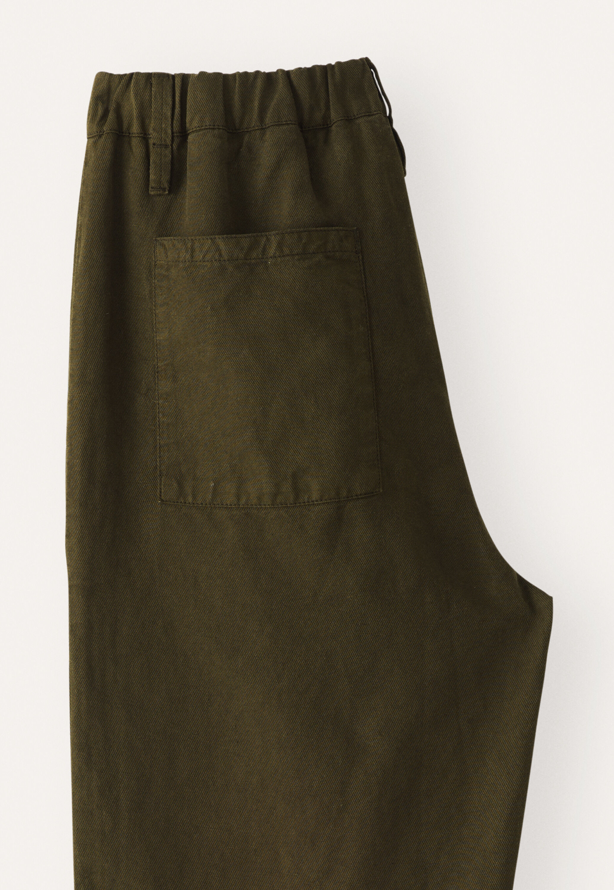 Hose mit schmal zulaufendem Bein, Torf, large