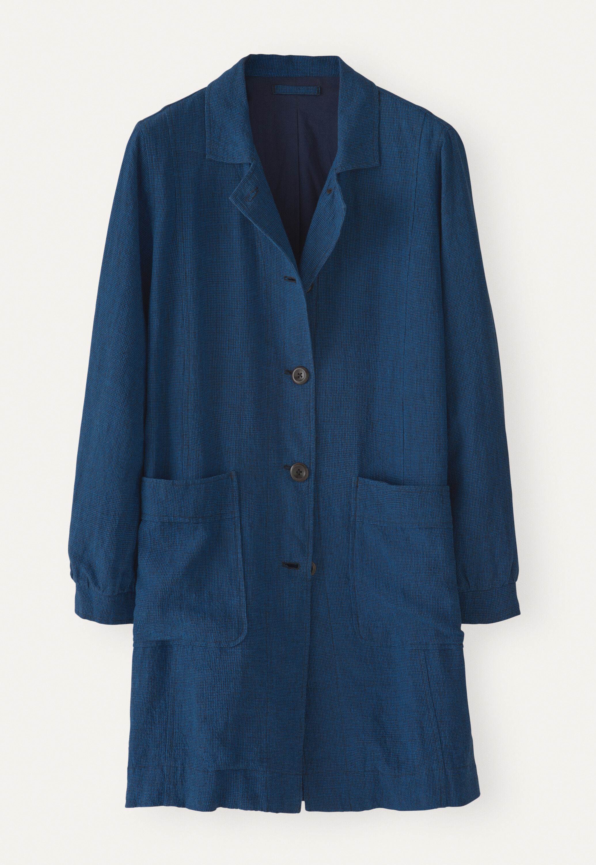 Lange Jacke, Blauschwarz, large