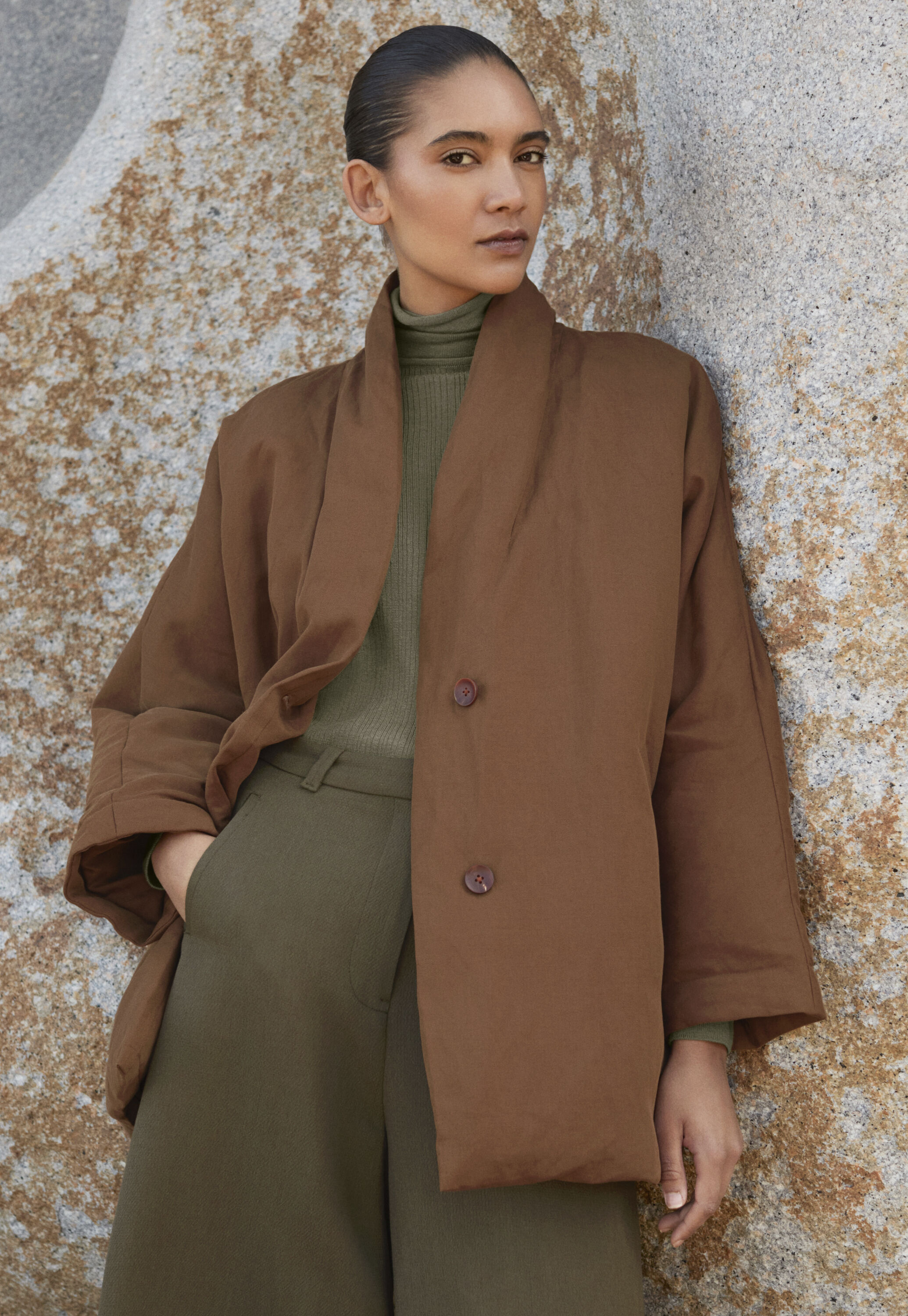 Gerippter Pullover