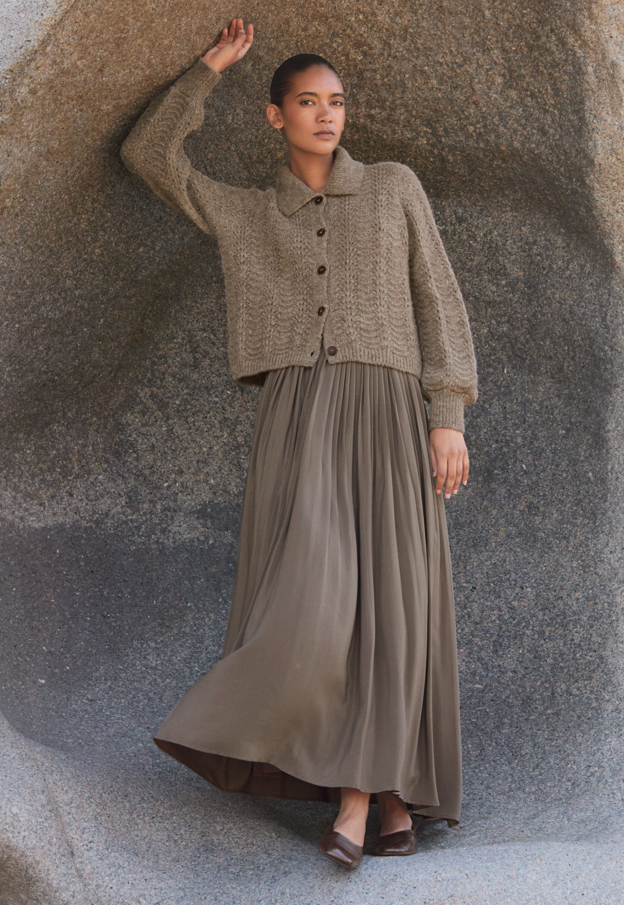 Pointelle-Cardigan