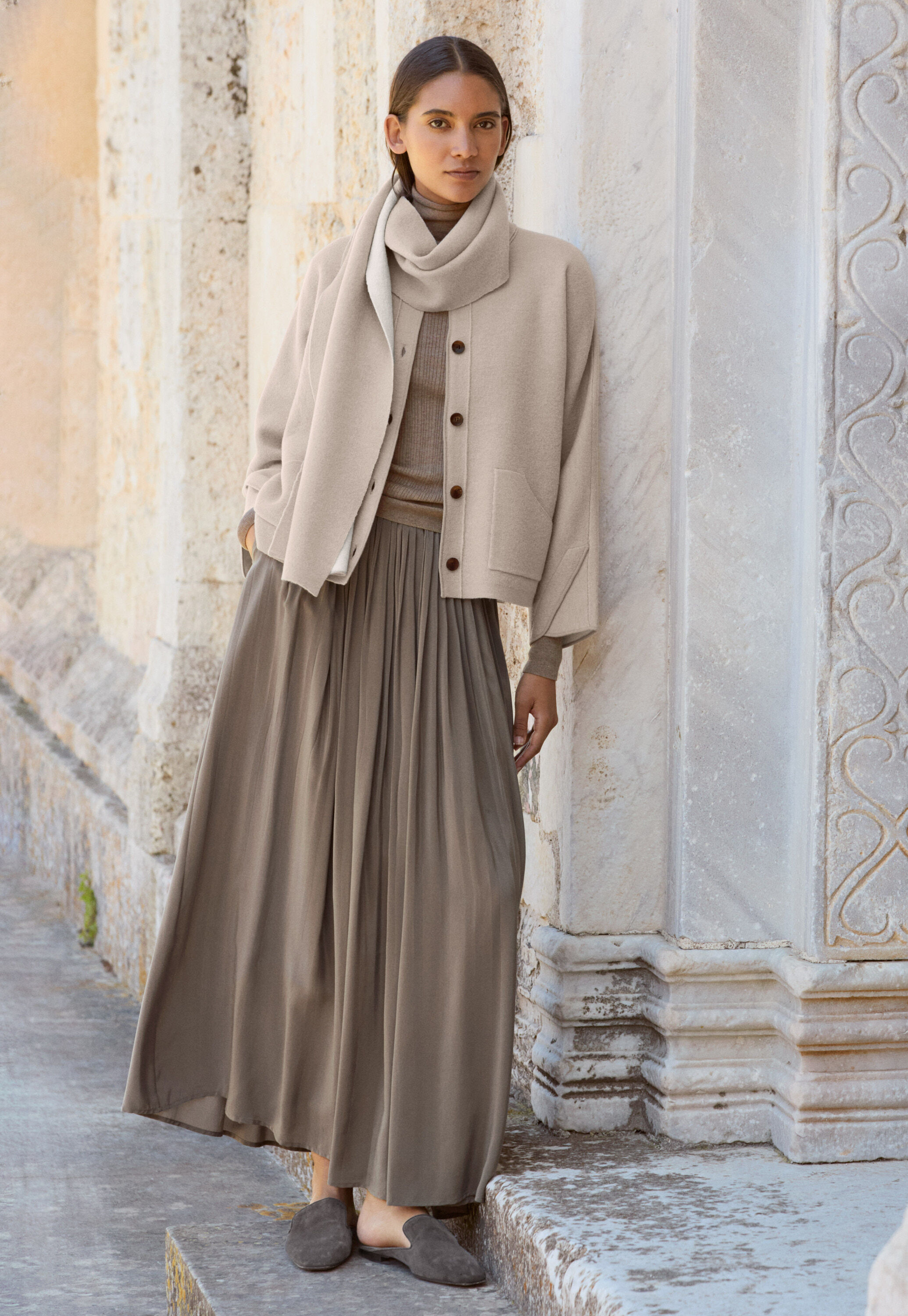 Gerippter Pullover