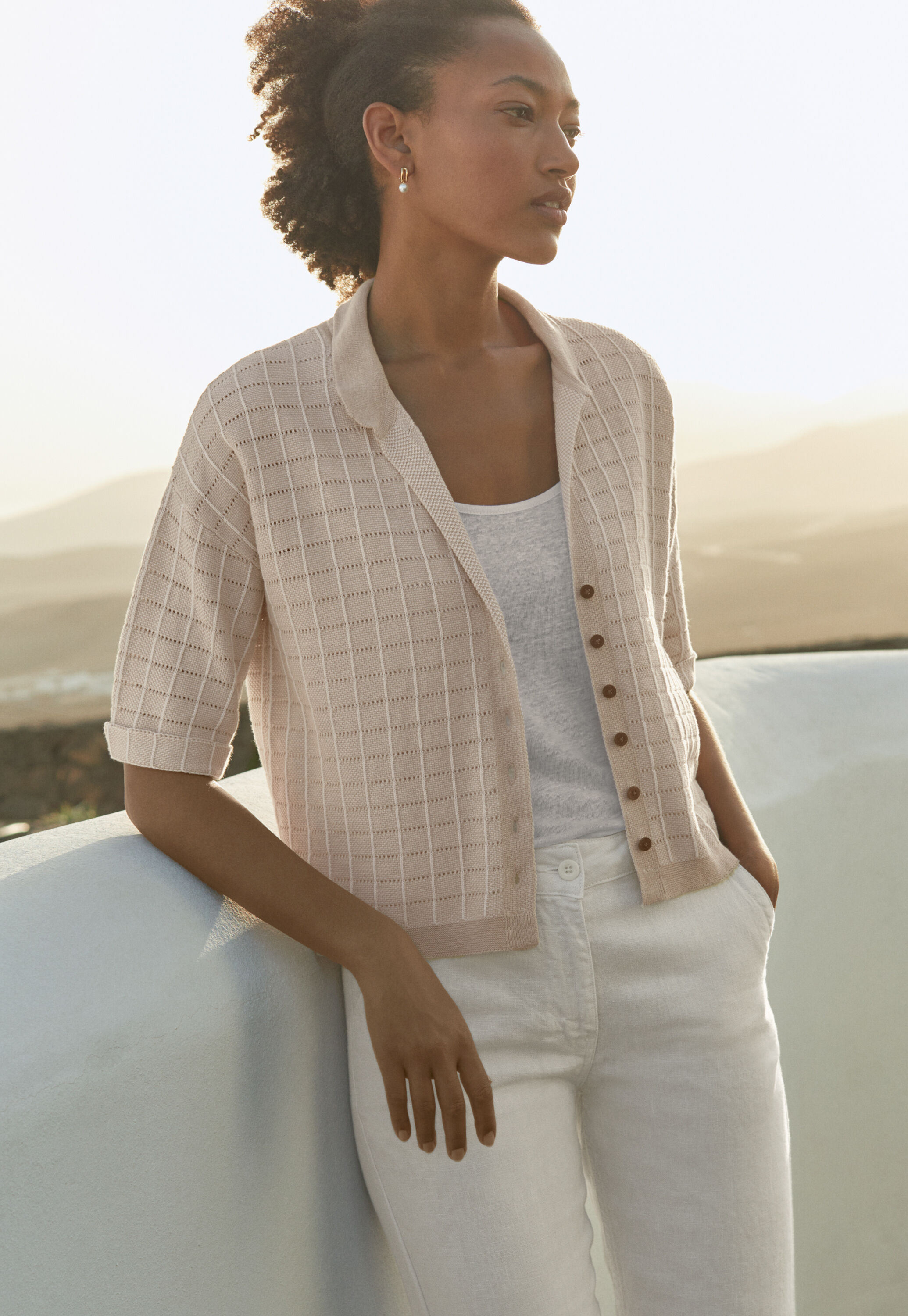 Bluse mit Karomuster