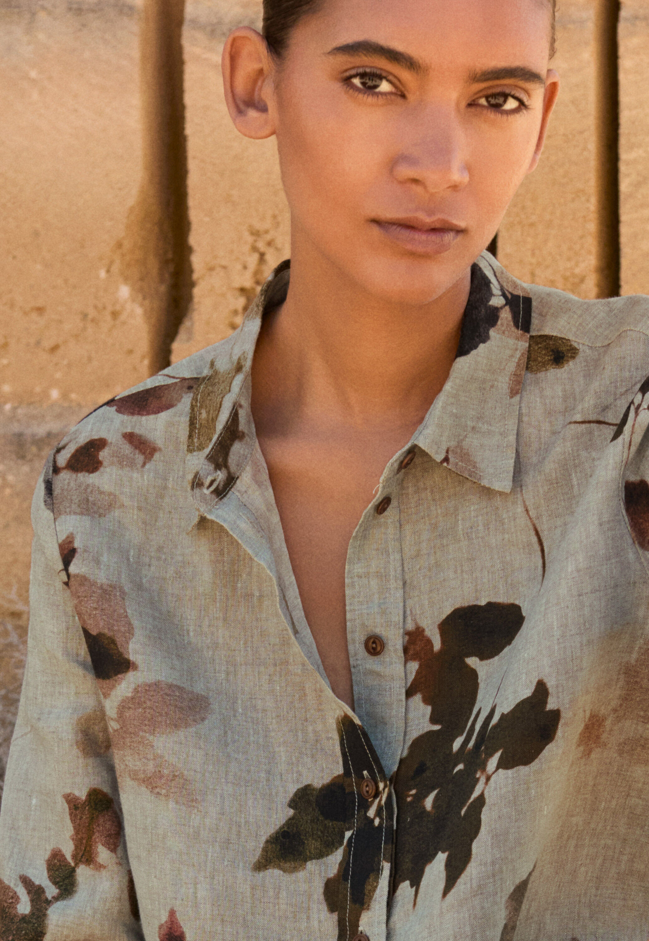 Bedruckte Bluse