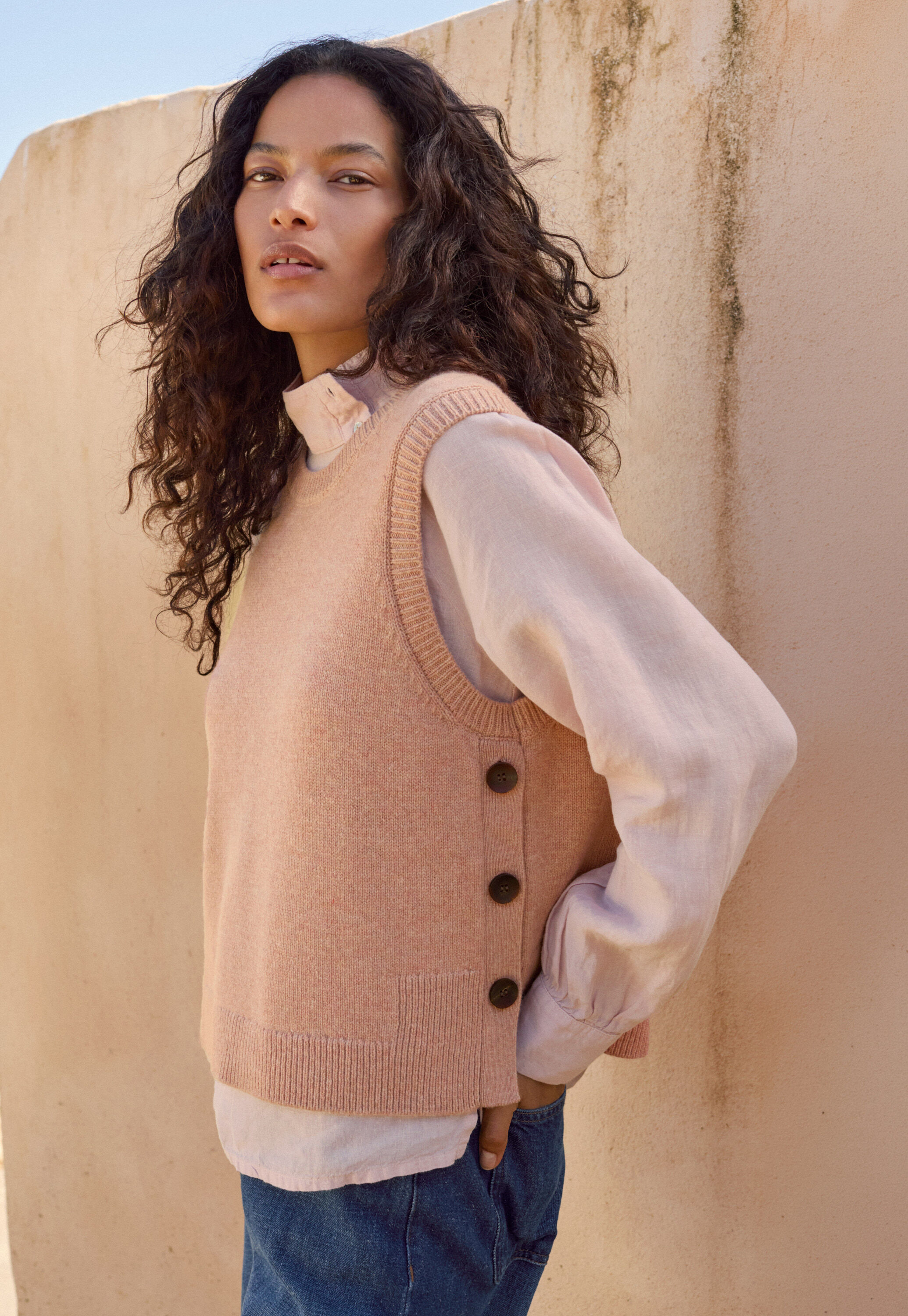 &Auml;rmelloser Pullover