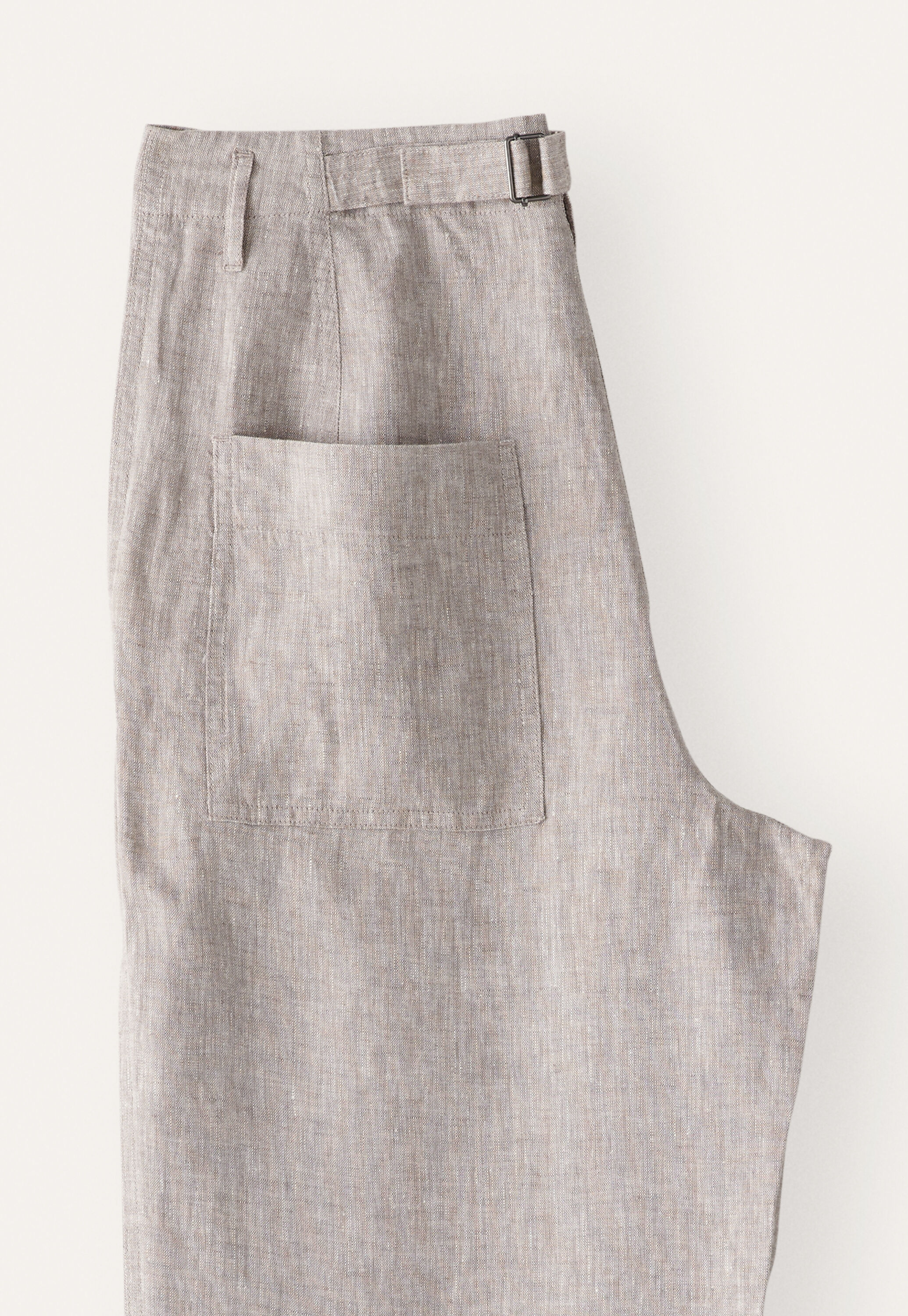 Entspannte Hose mit geradem Bein