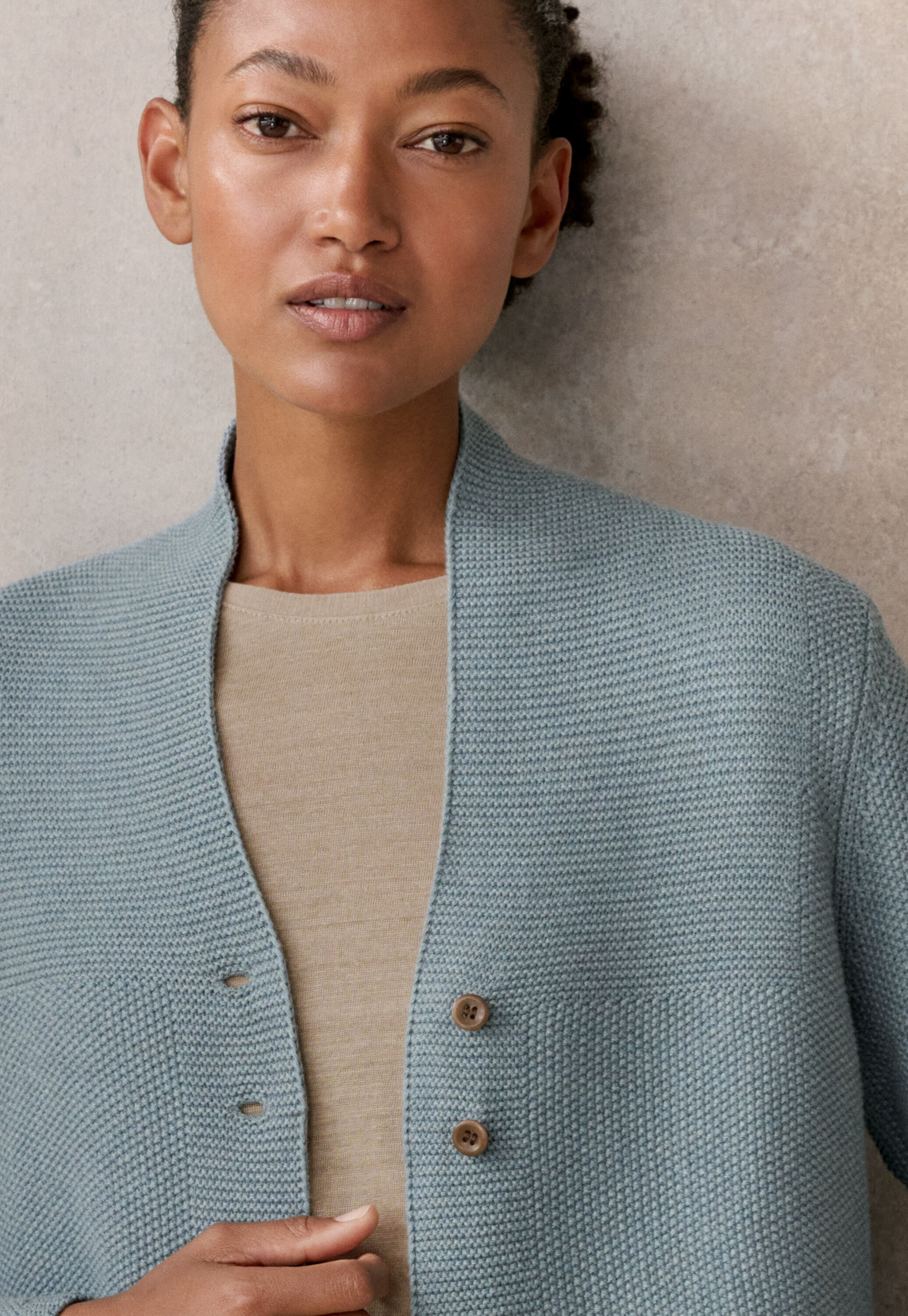 Cardigan mit Knopfleiste