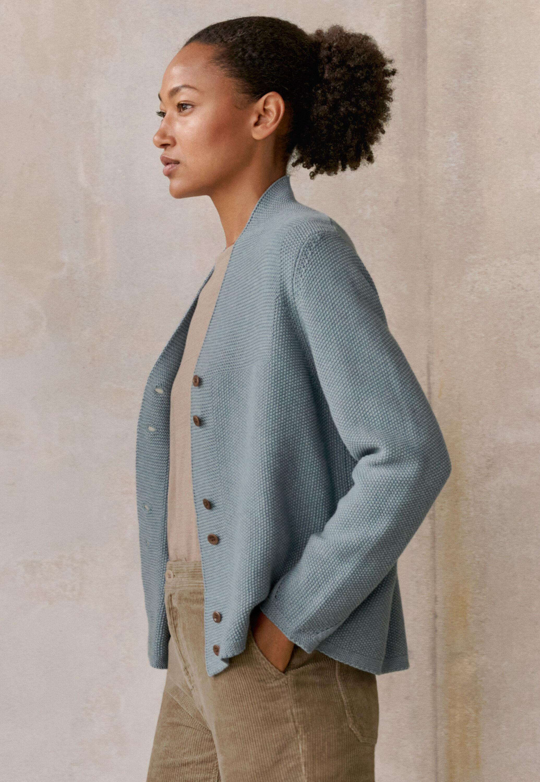 Cardigan mit Knopfleiste