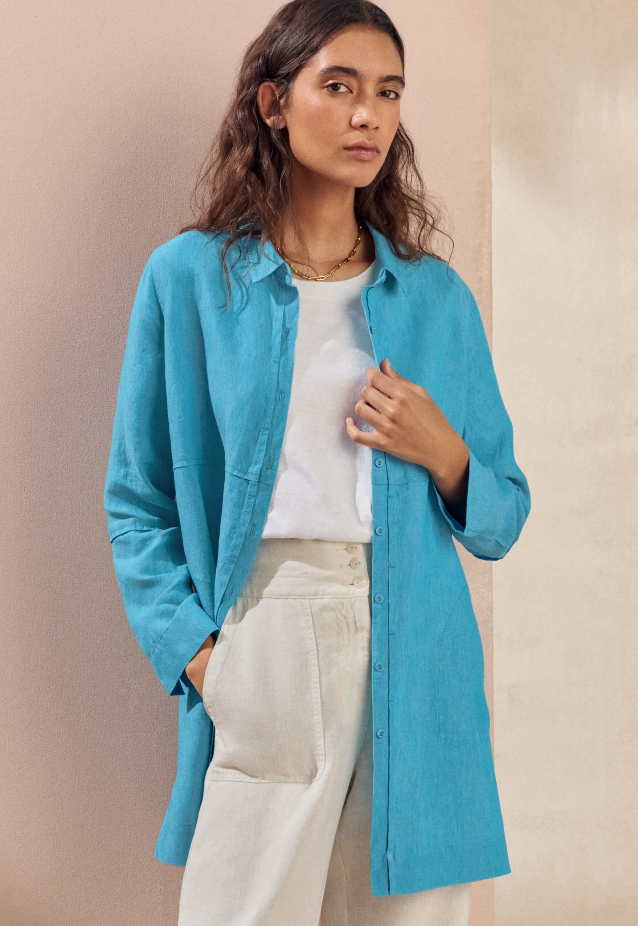 Lange Bluse
