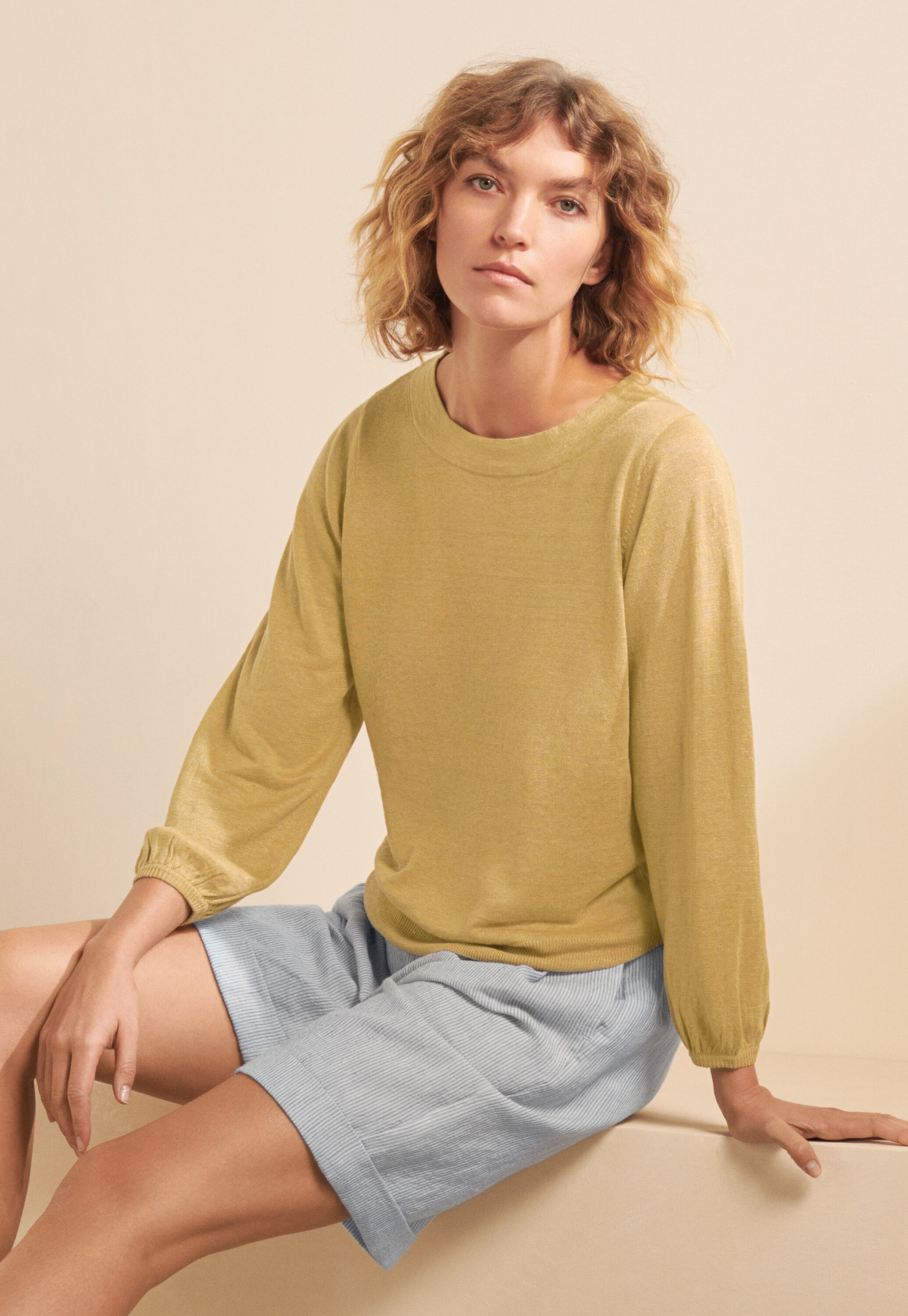 Pullover mit Glocken&auml;rmeln