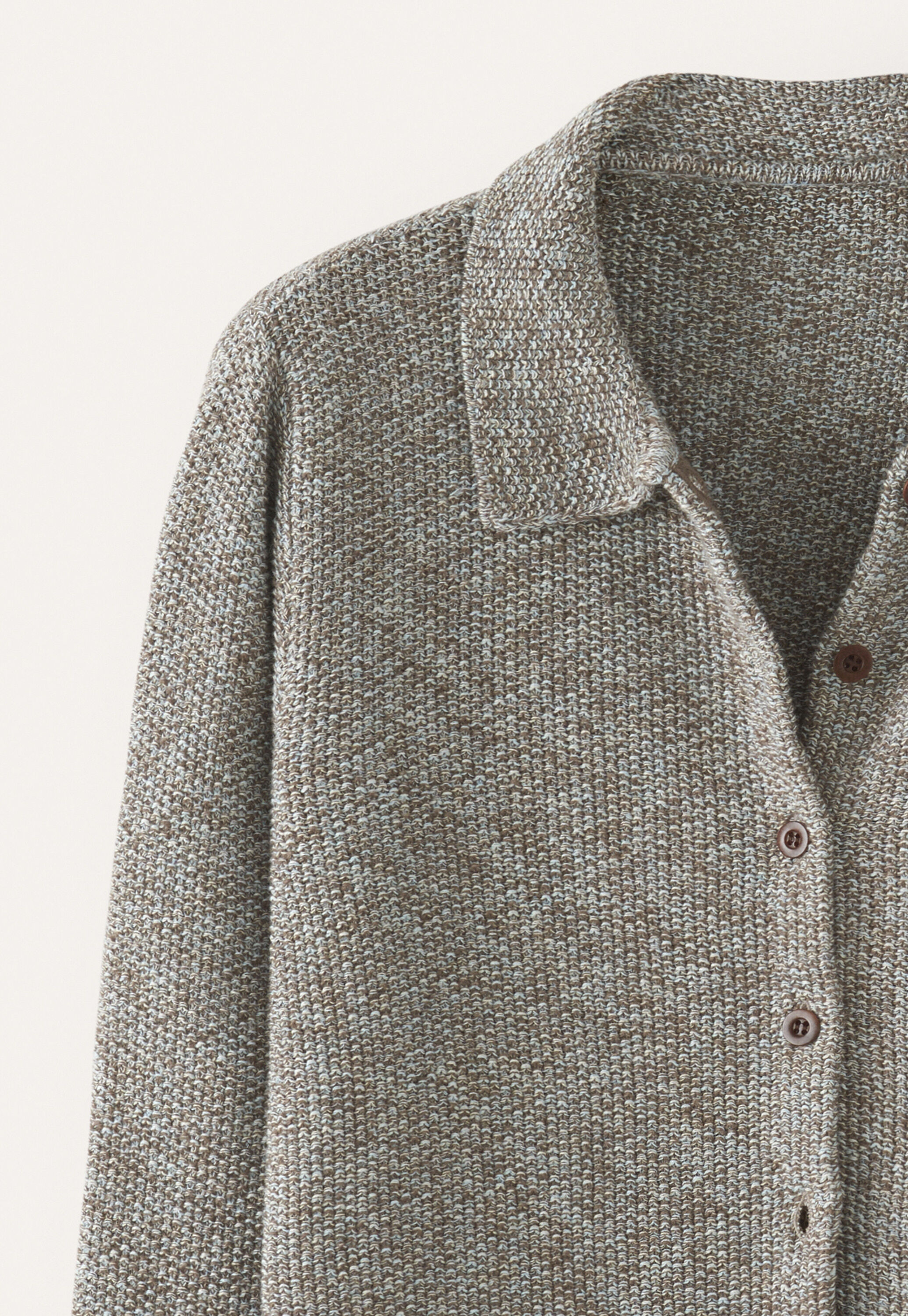 Cardigan im Perlmuster