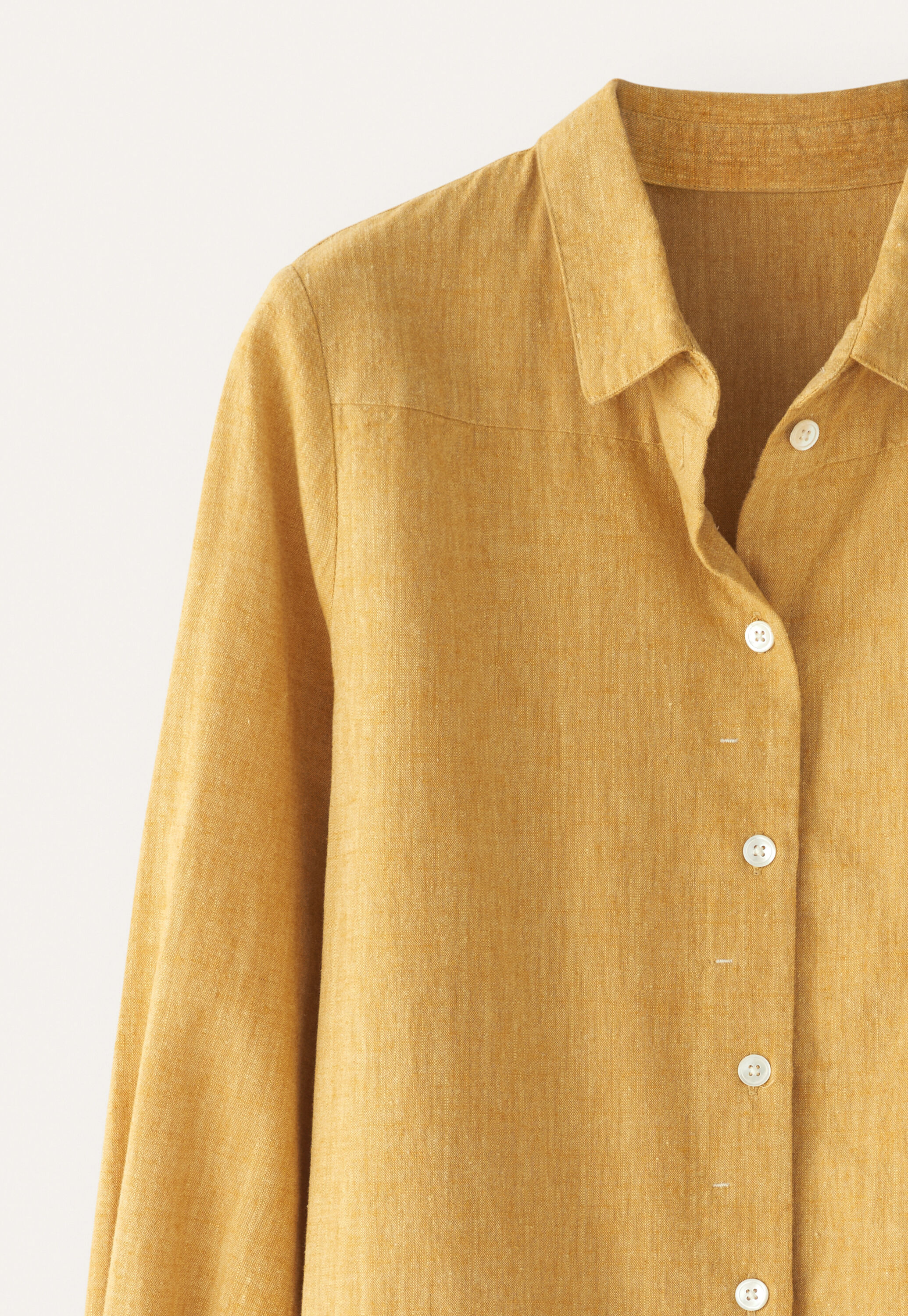 Overshirt mit geschwungenem Saum