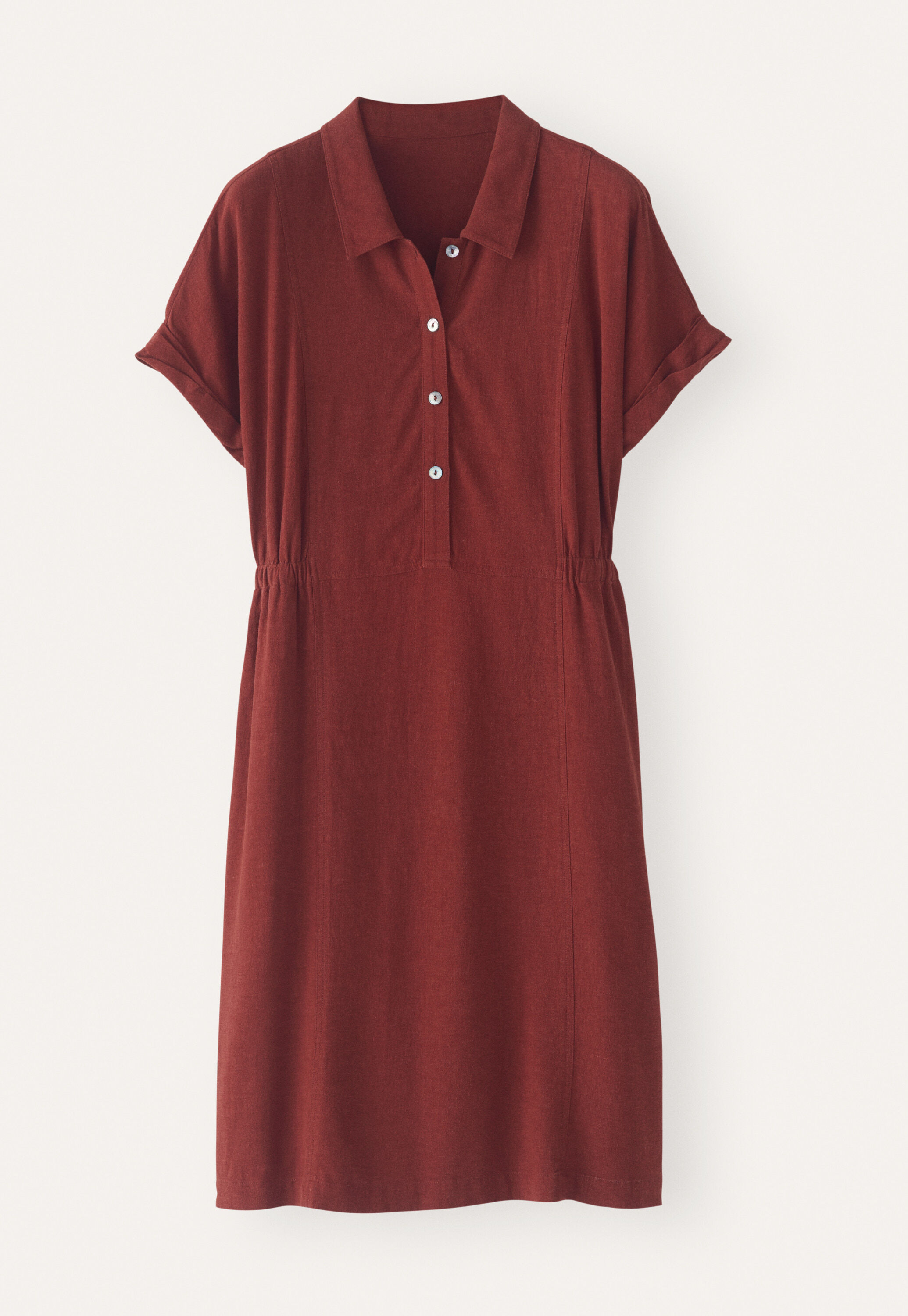 Kurzes Kleid mit Kragen