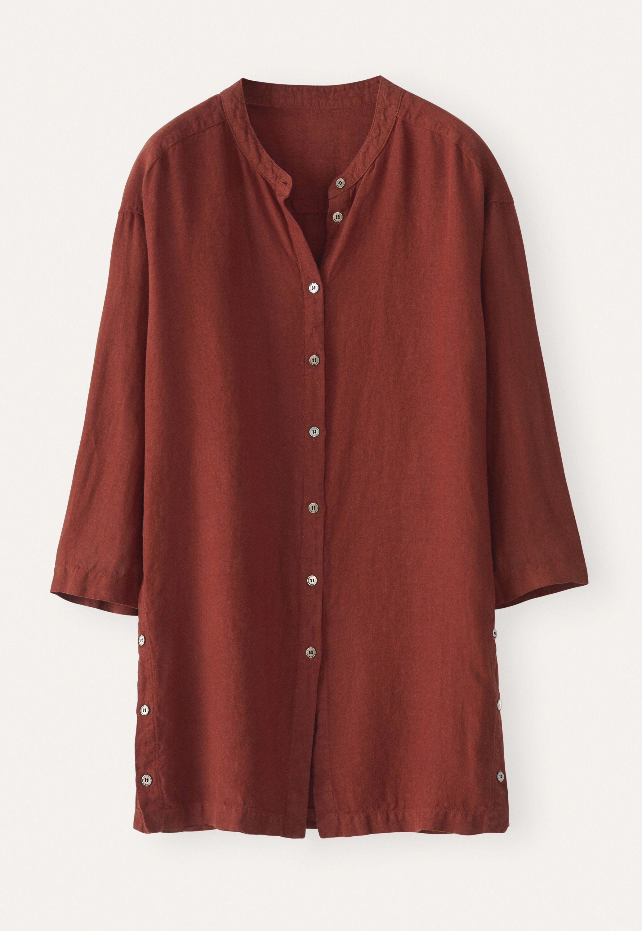 Bluse mit gekn&ouml;pften Seiten