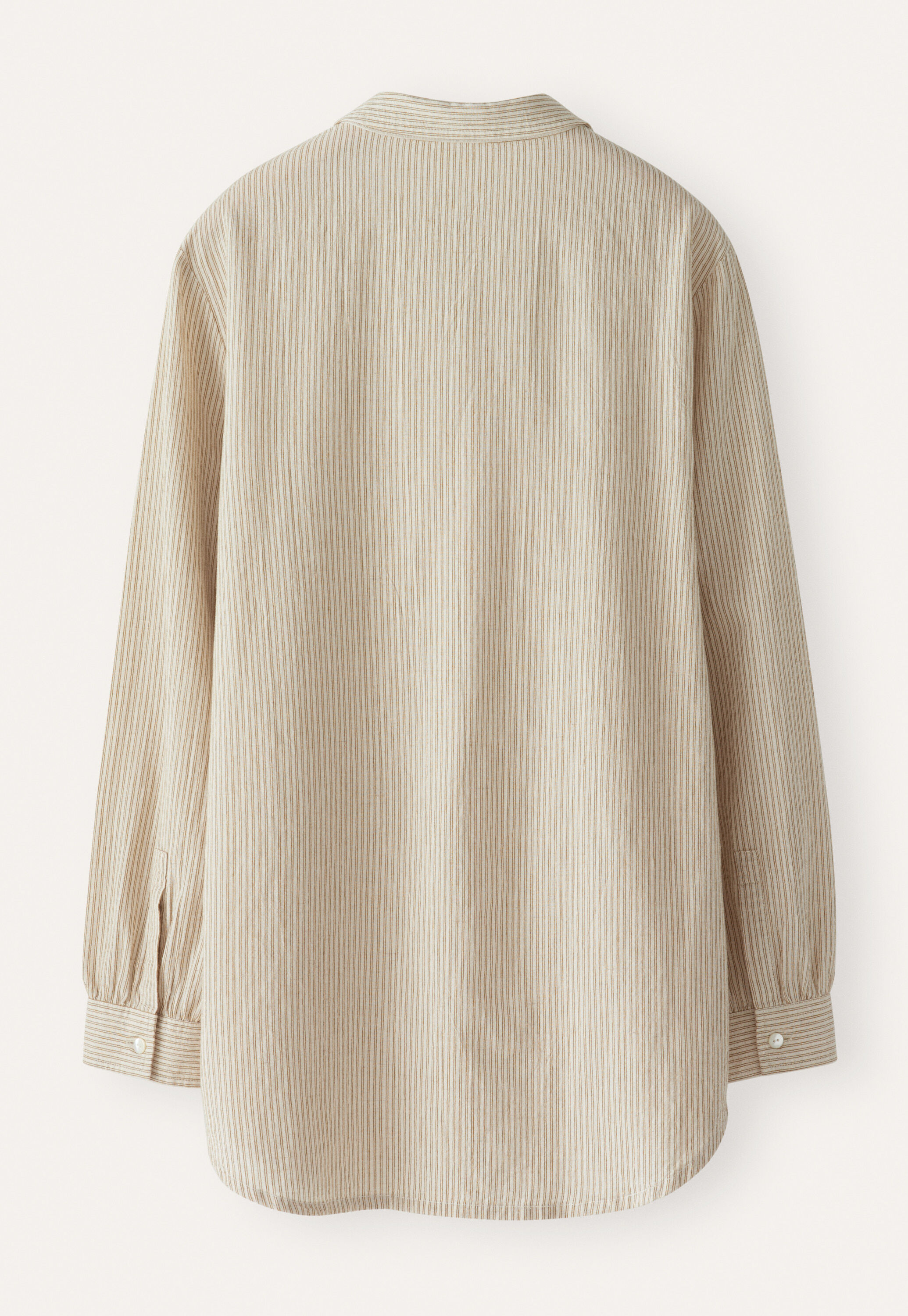 Bluse mit geschwungenem Saum