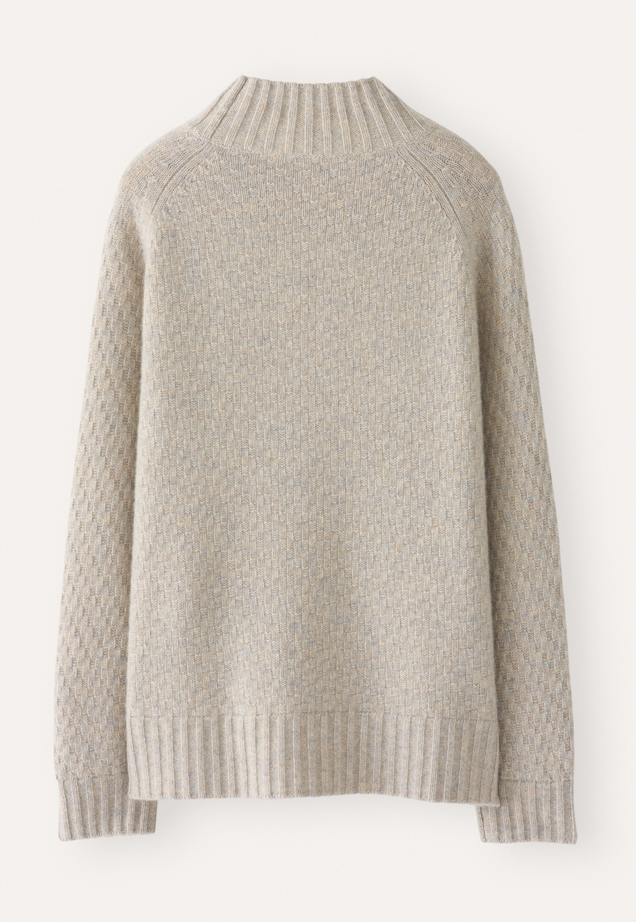 Pullover mit Trichterkragen