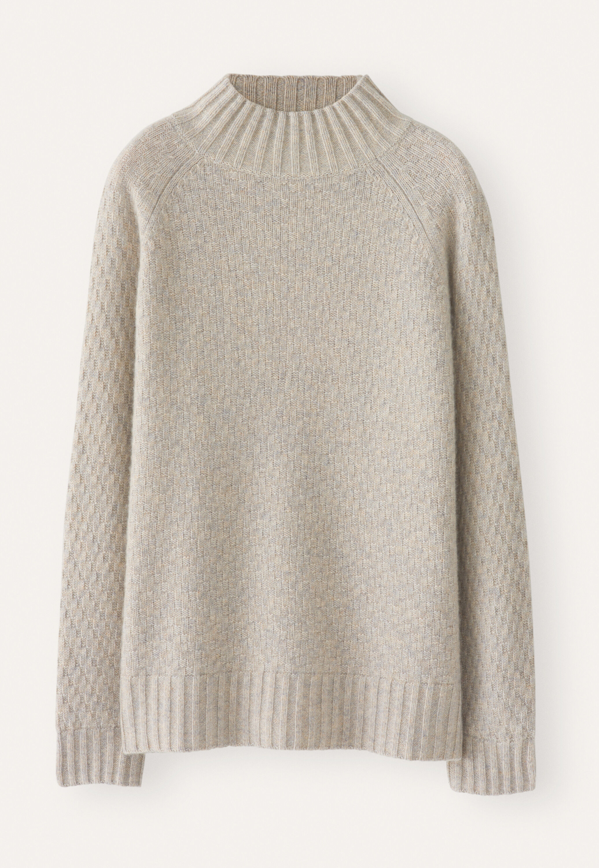 Pullover mit Trichterkragen