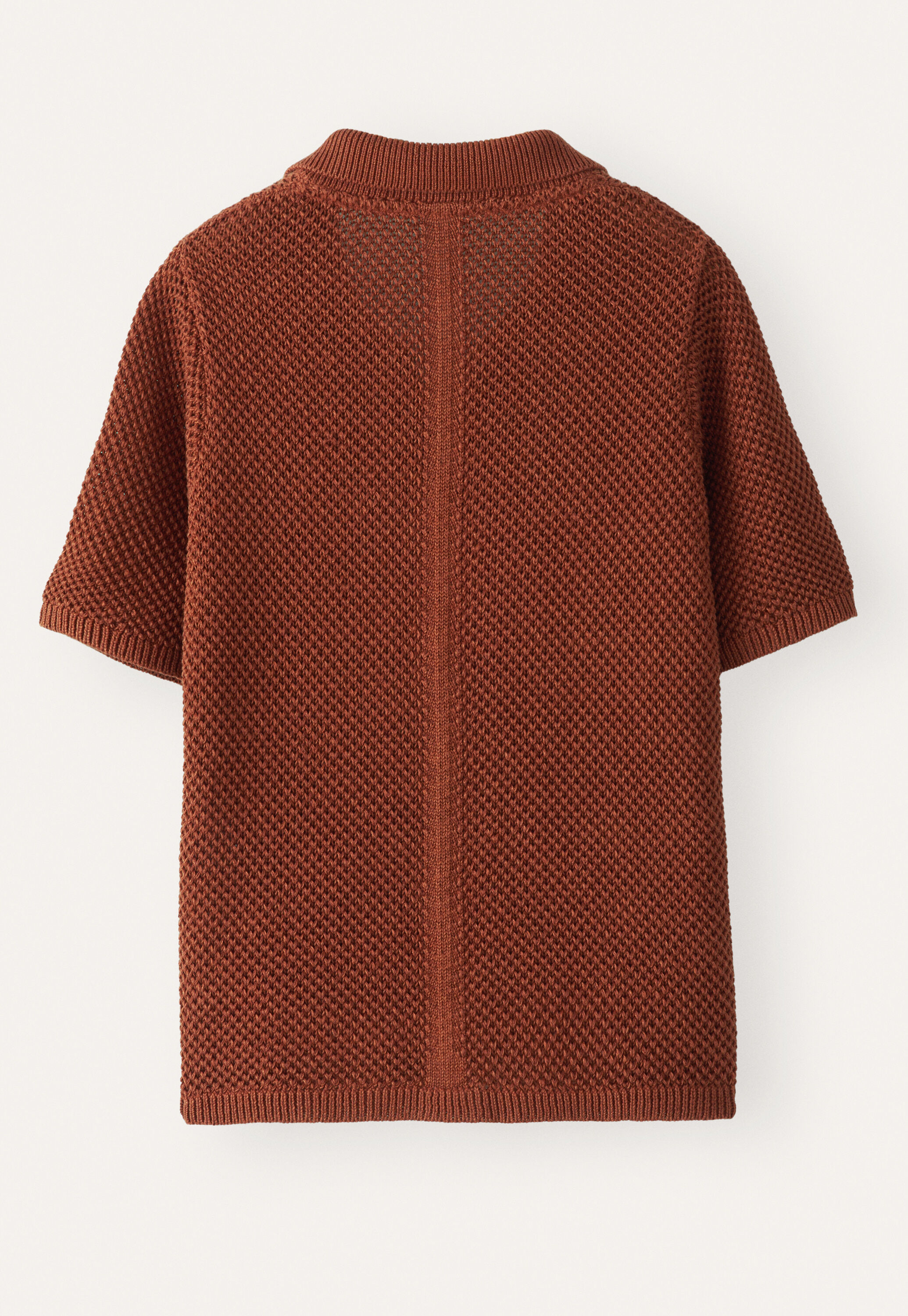 Cardigan mit Kragen im Perlmuster