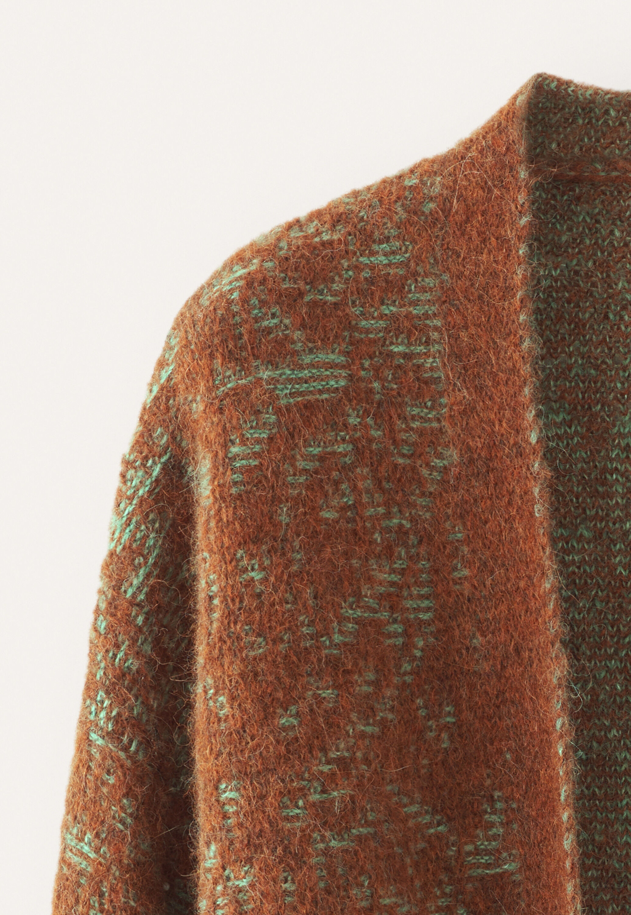 Kimono-Cardigan im Spitzenmuster
