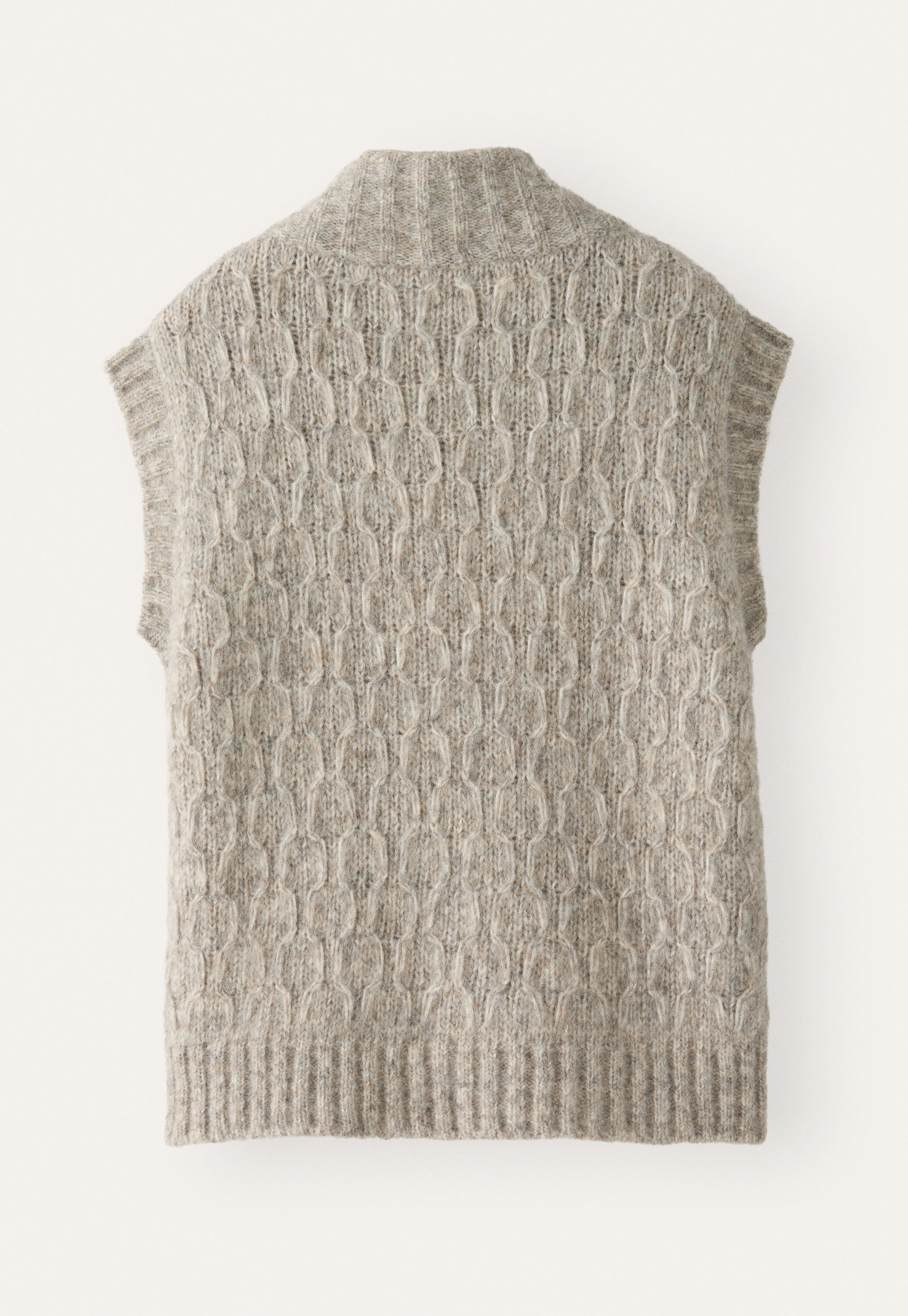 Wabenmuster-Pullover
