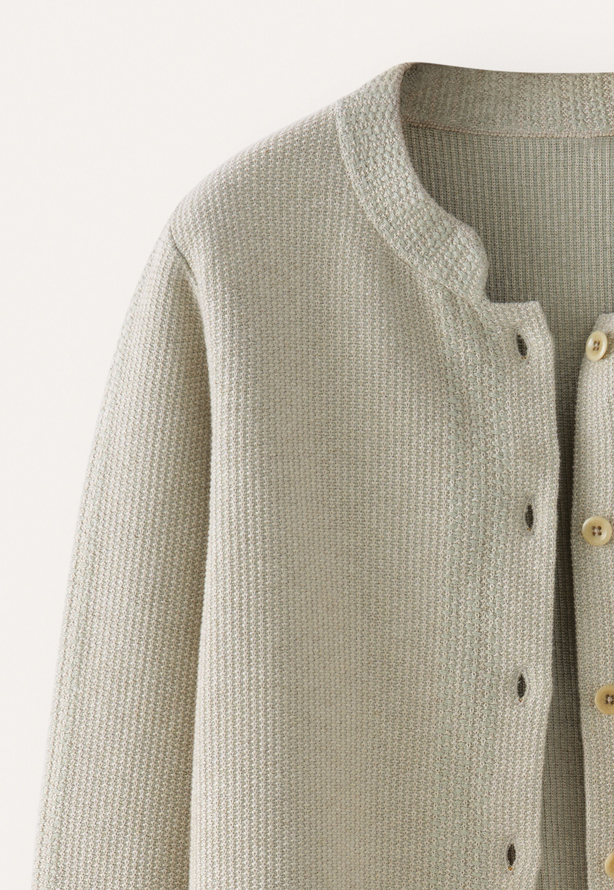 Inlaymuster-Cardigan