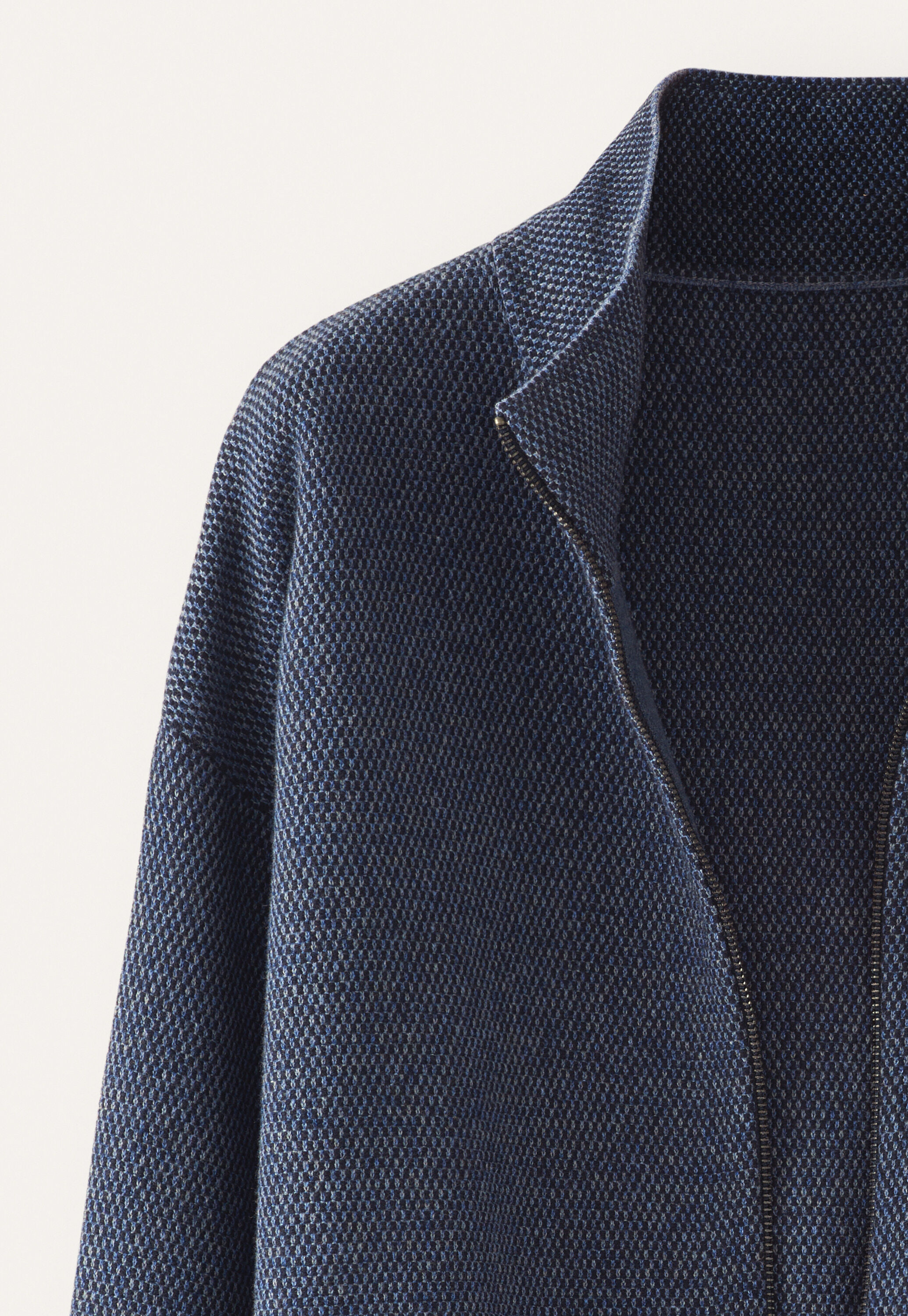 Rei&szlig;verschluss-Strickjacke