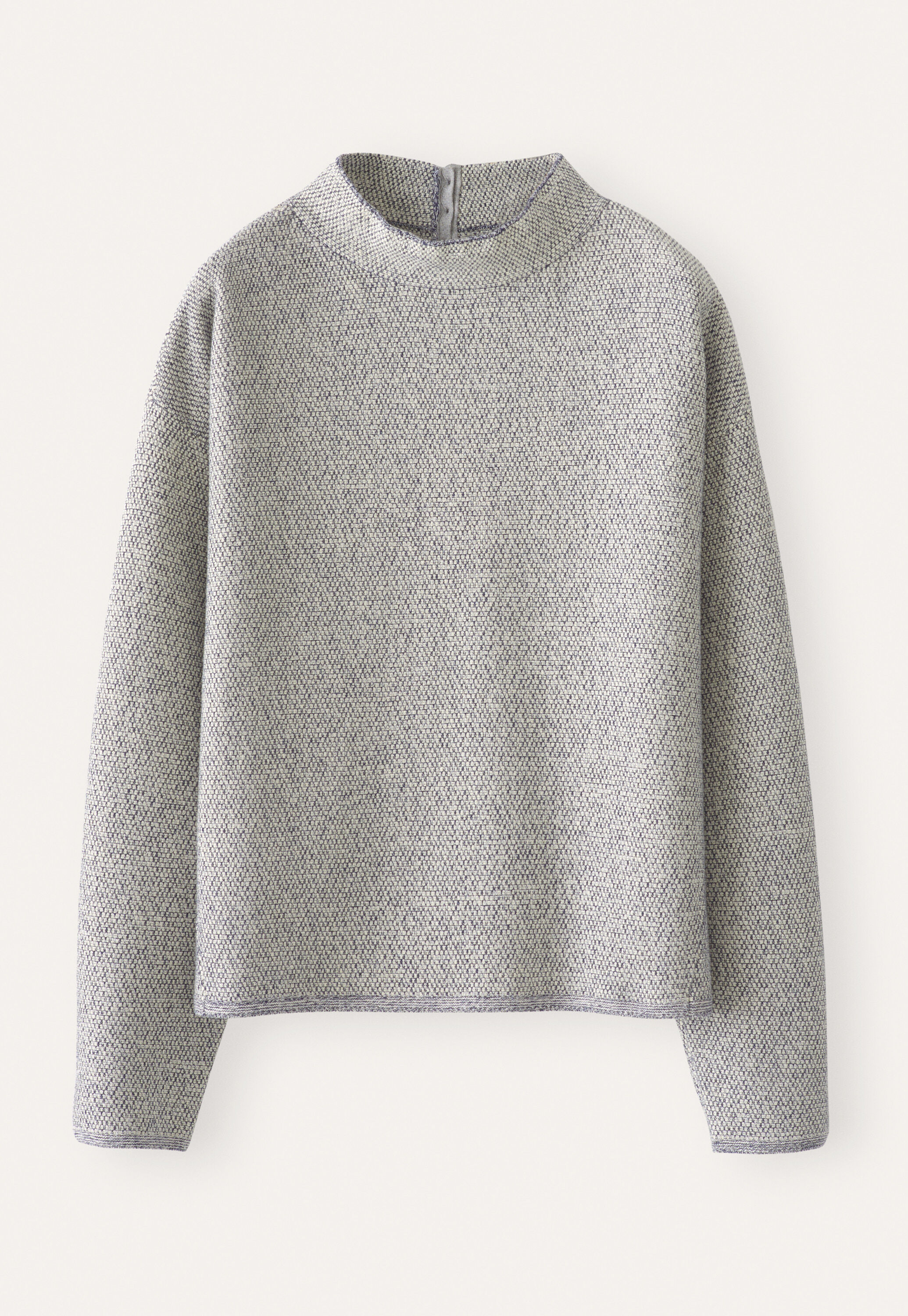 Pullover mit Trichterkragen