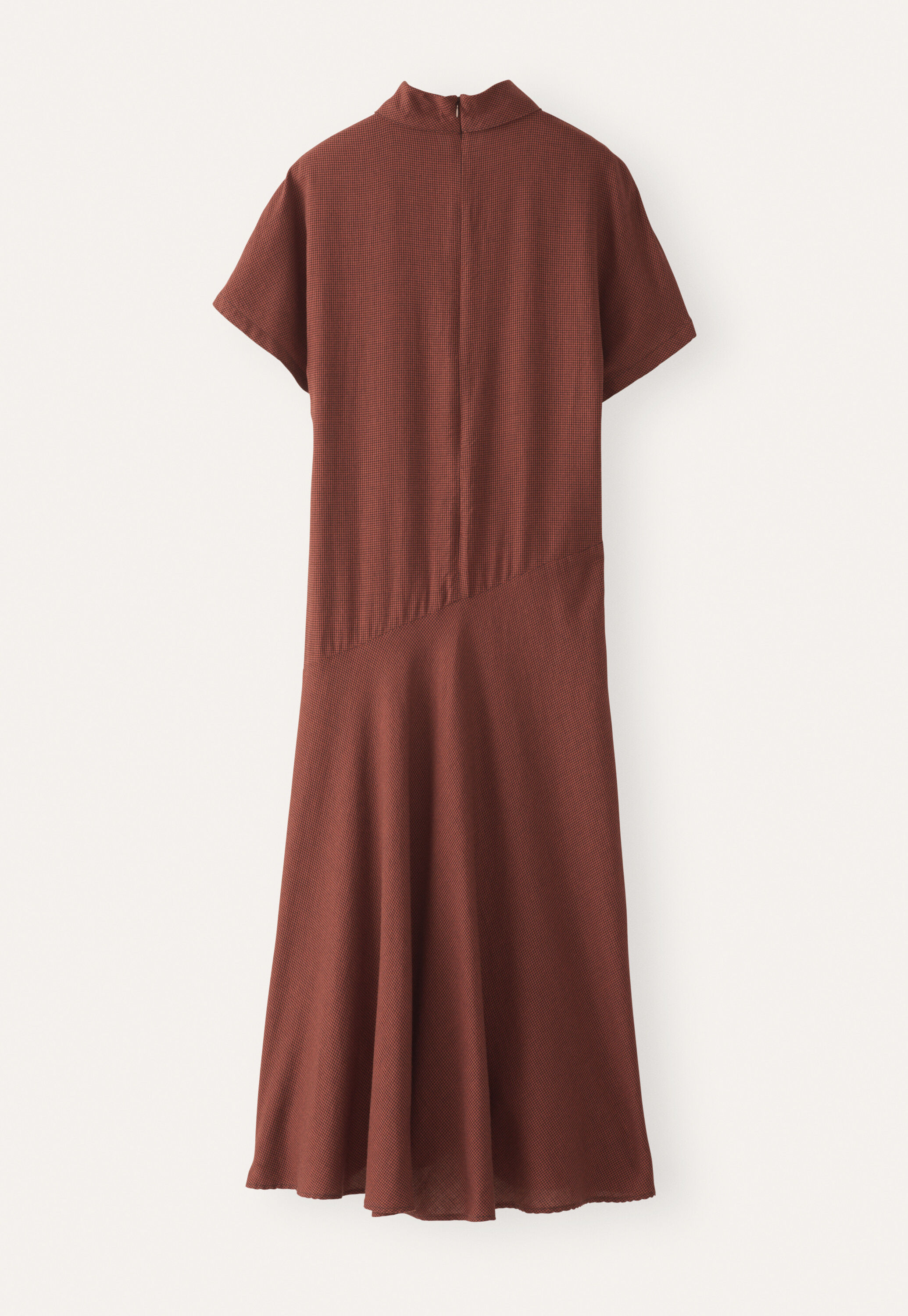 Kleid mit Hahnentrittmuster