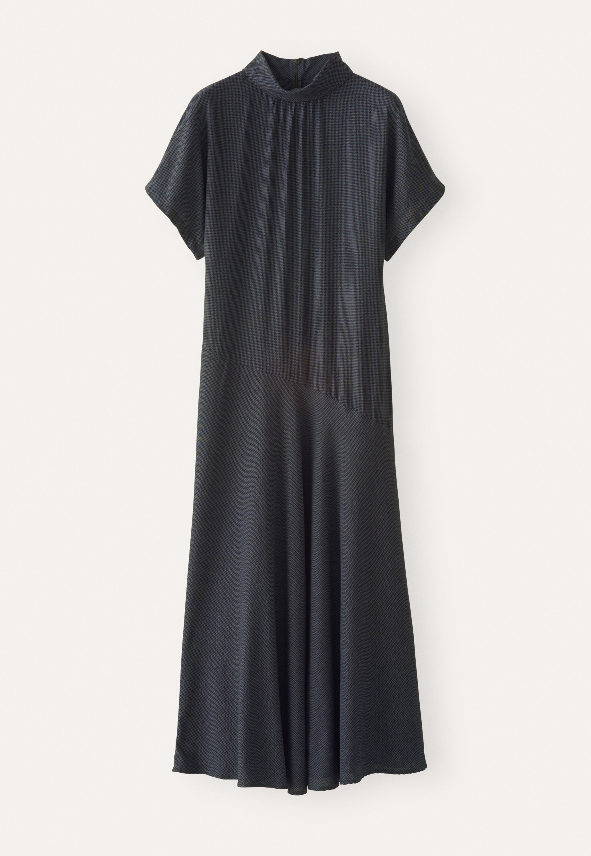 Kleid mit Hahnentrittmuster