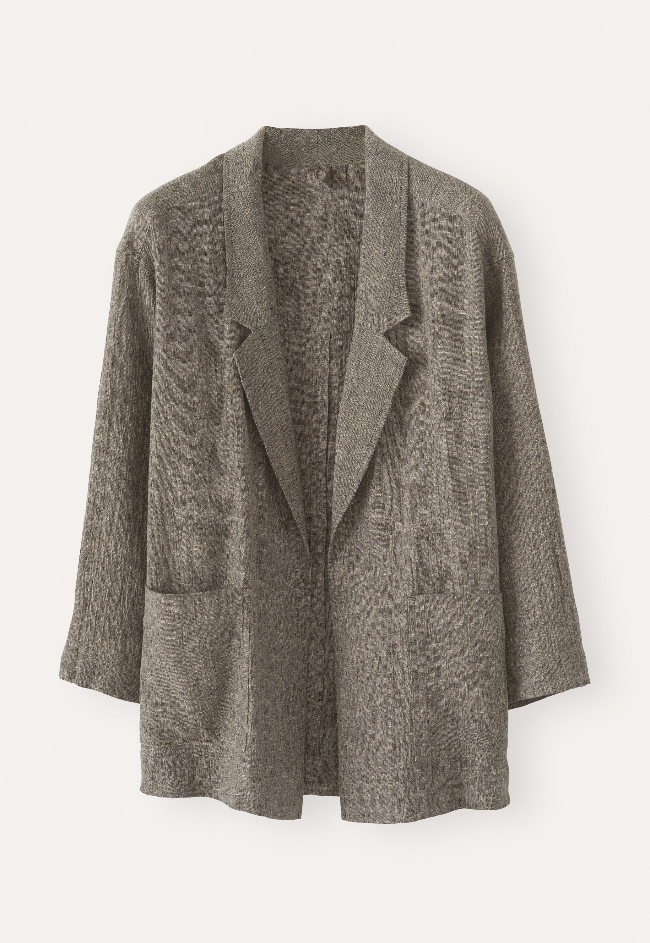 Verschlusslose Jacke