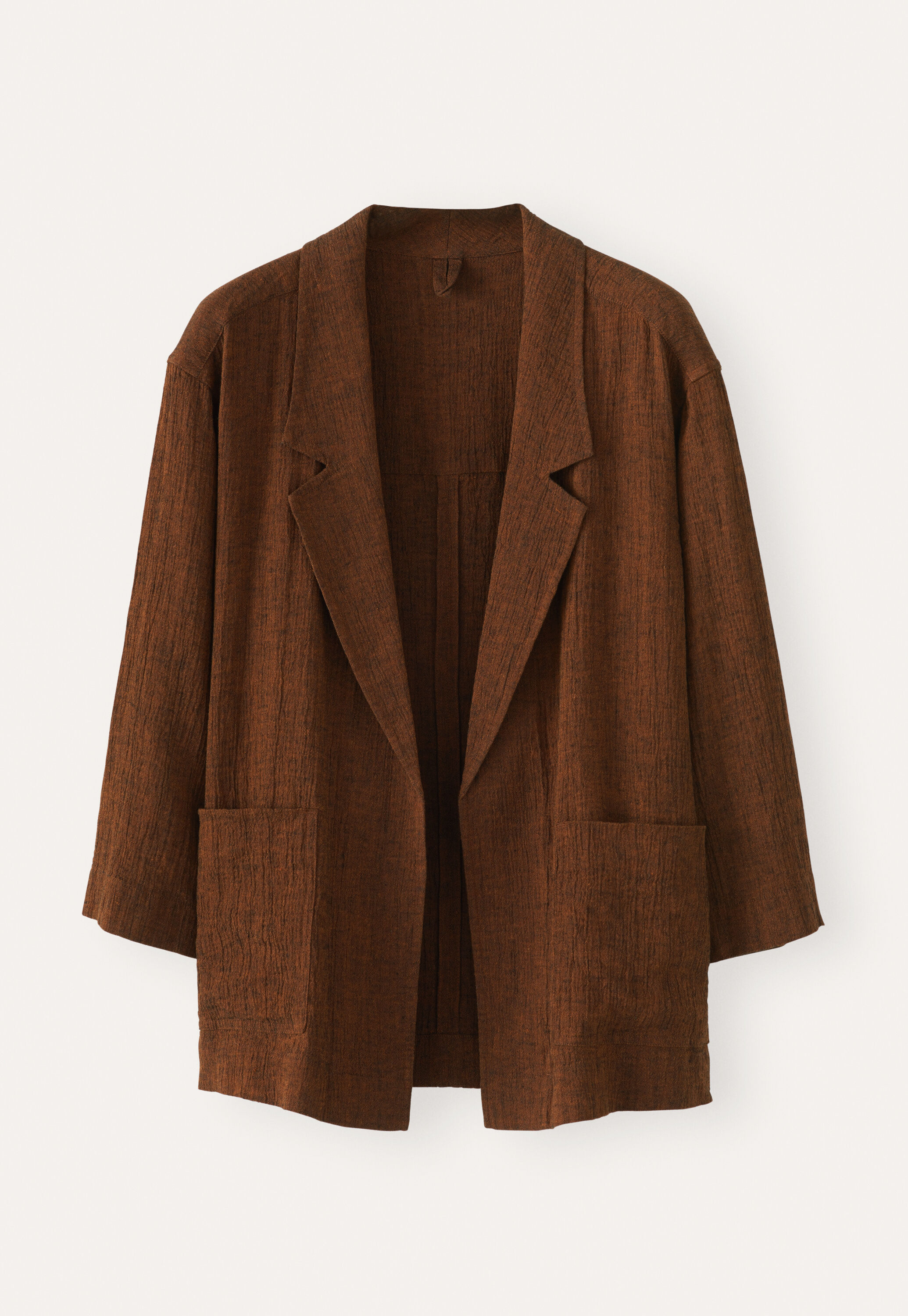 Verschlusslose Jacke
