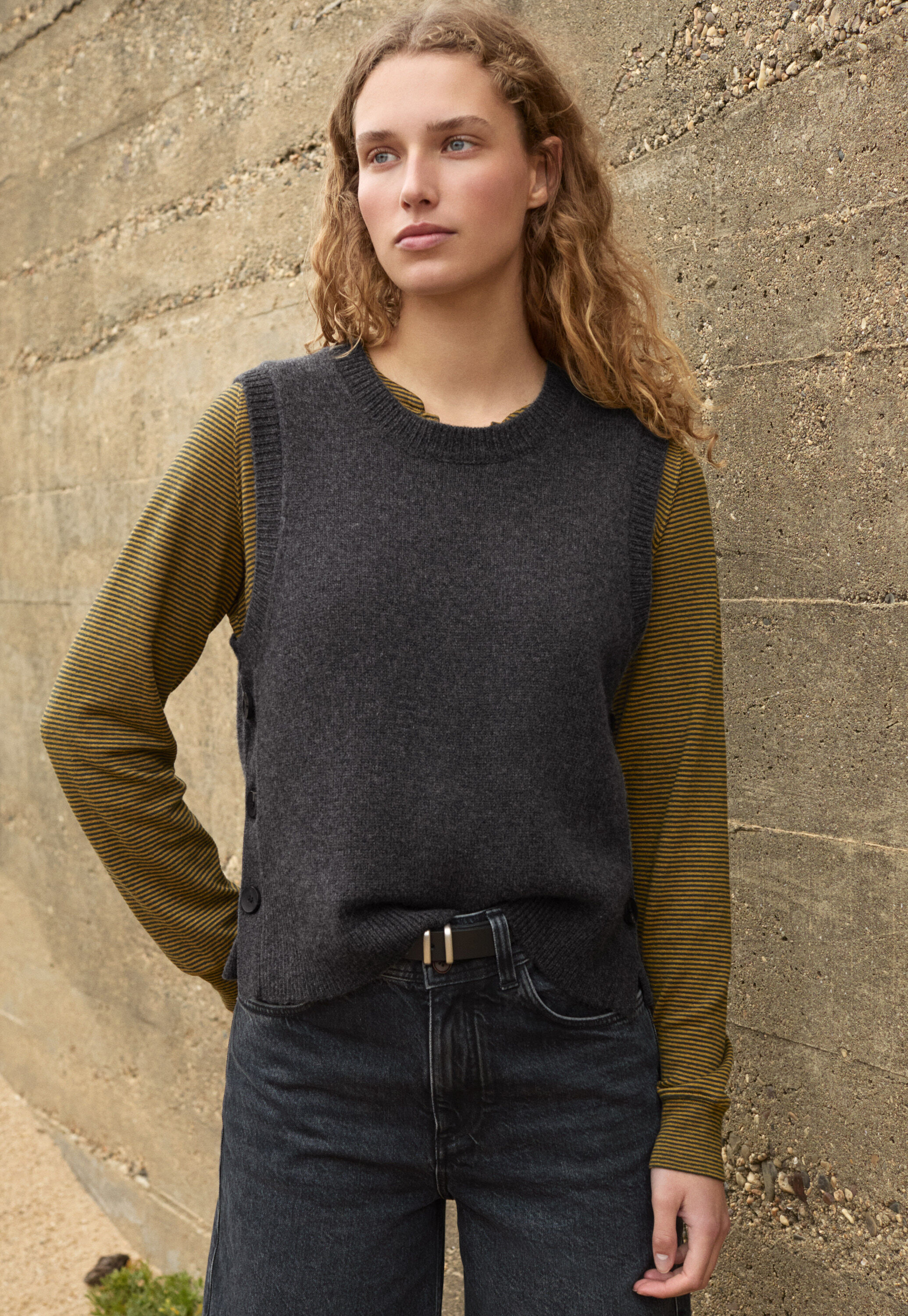 Kleid mit Peplum-Saum