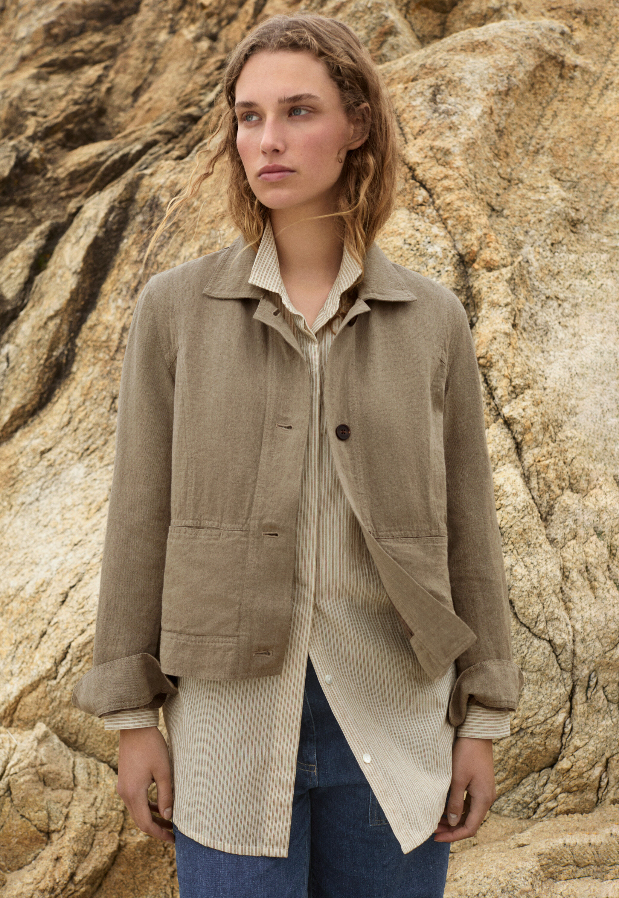 Kastige Jacke