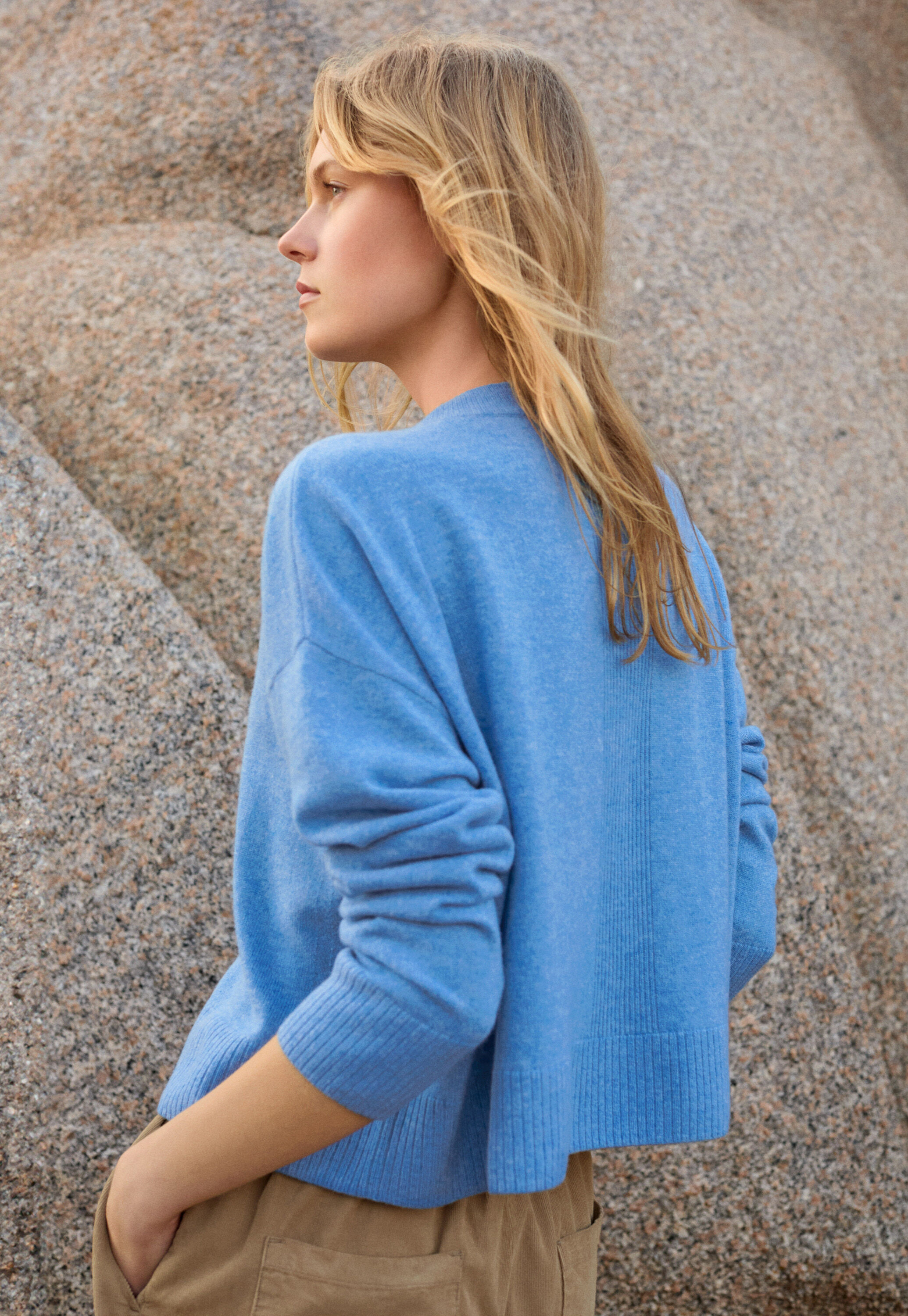 Pullover mit Knopfleiste