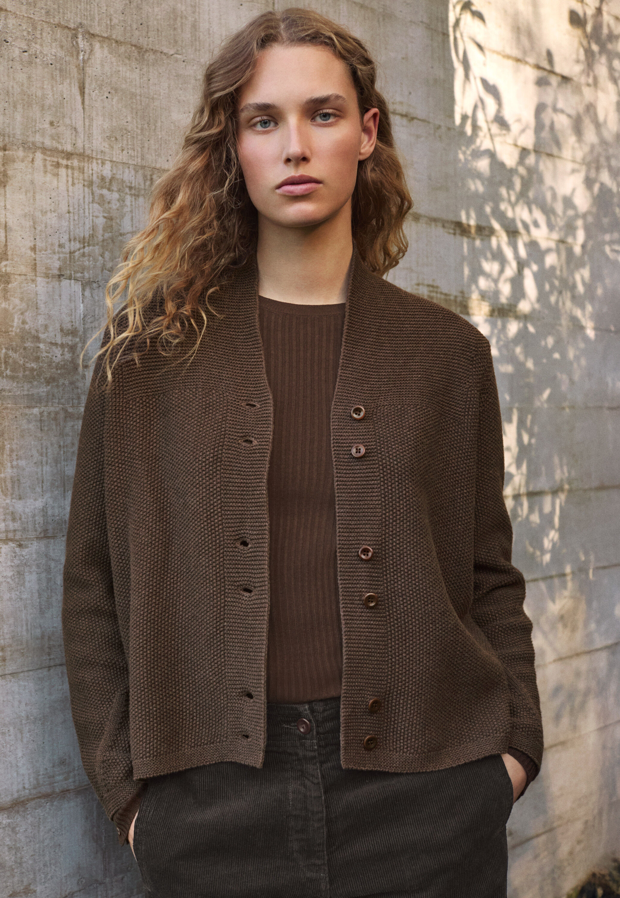 Cardigan mit Knopfleiste