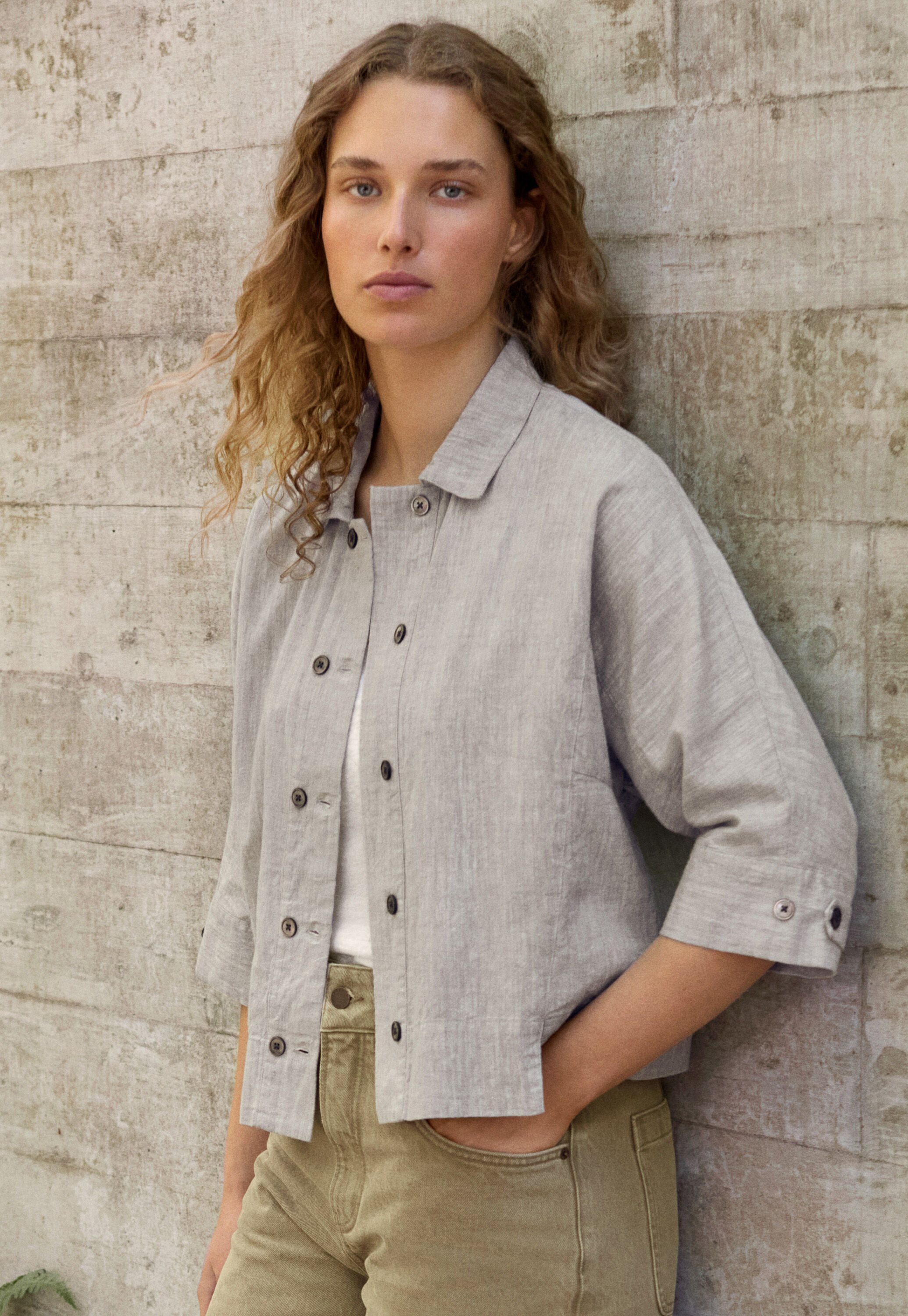 Indigo-gef&auml;rbtes Kleid mit Eins&auml;tzen