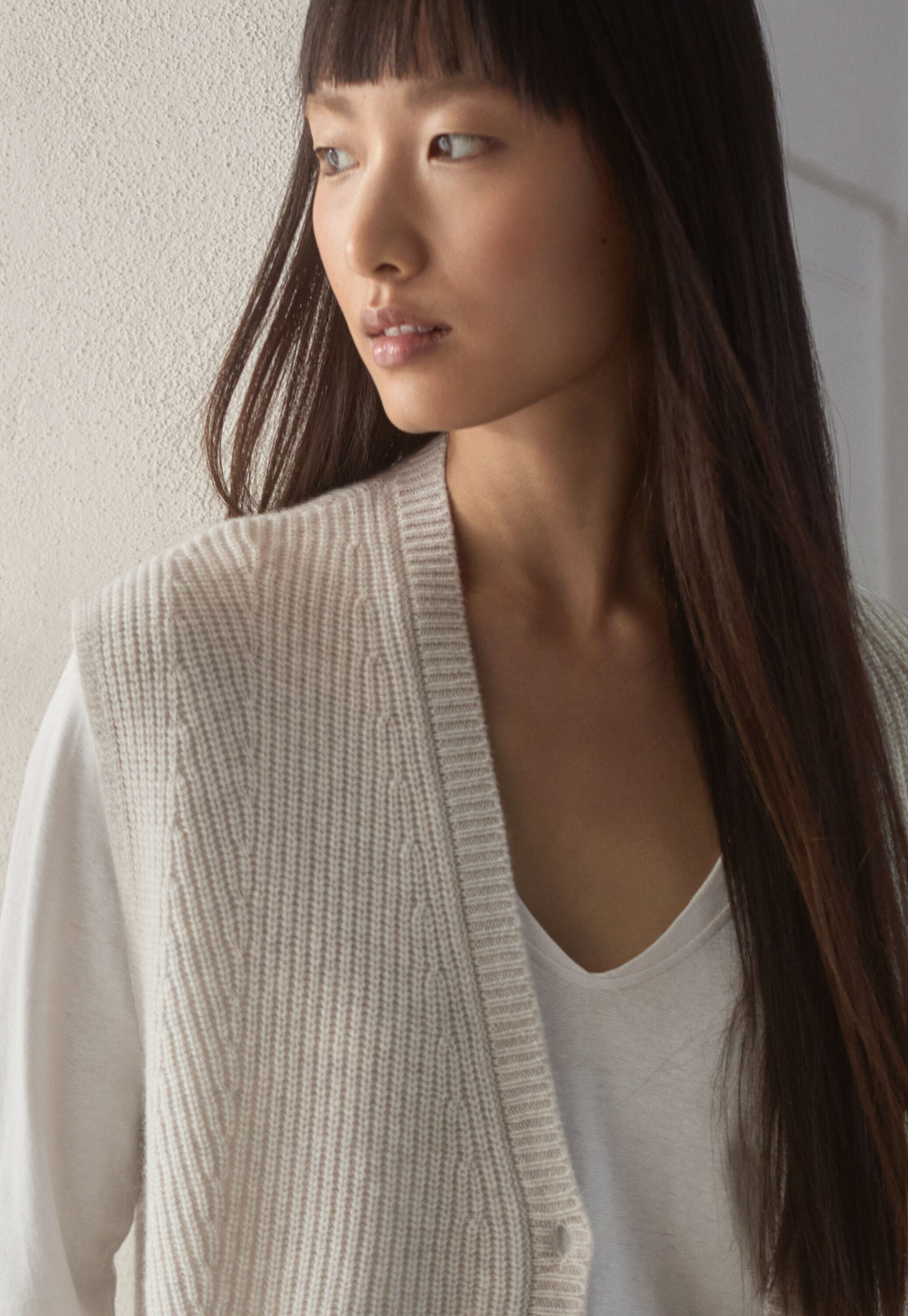 &Auml;rmelloser Cardigan
