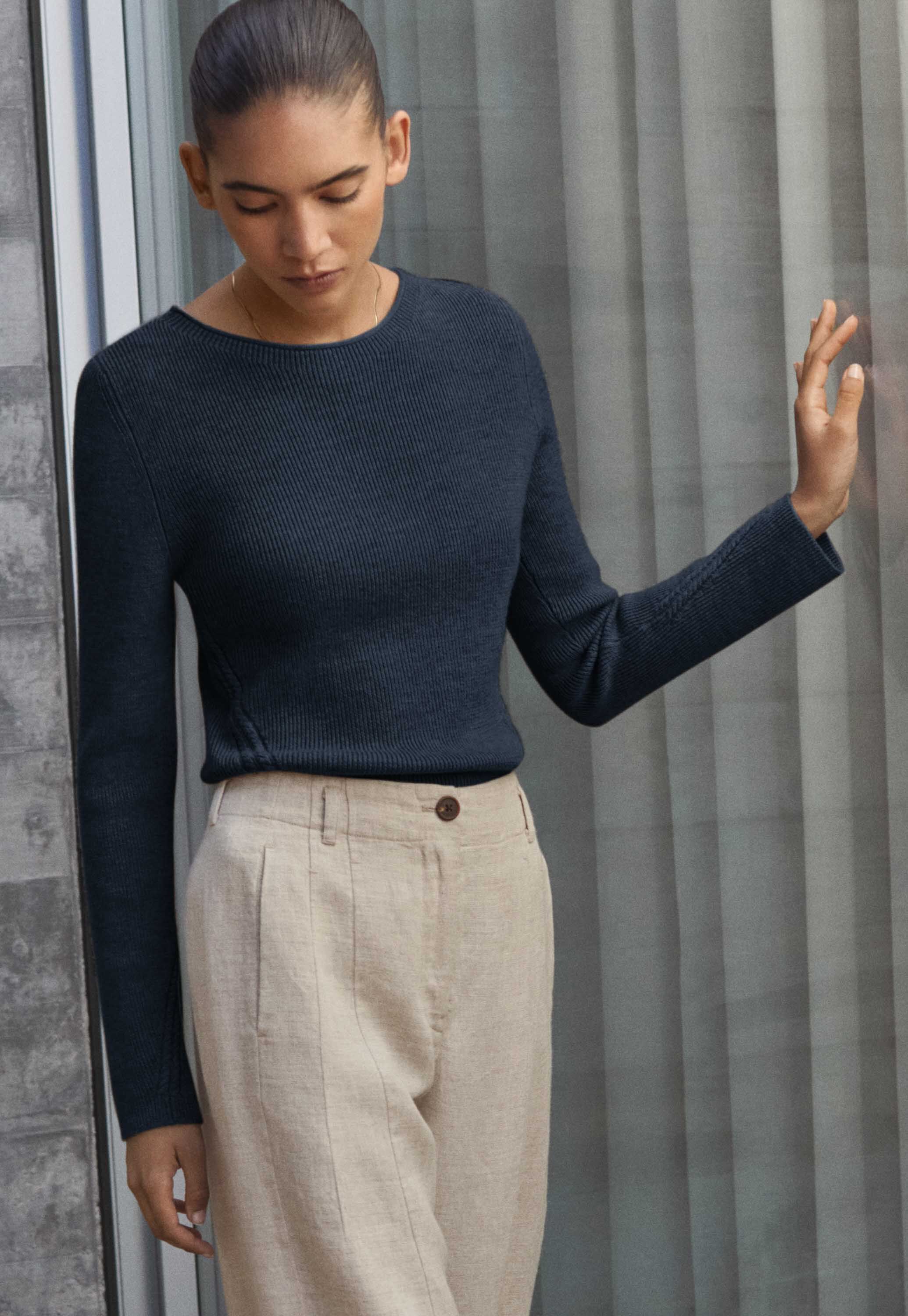 Pullover mit Rundhalsausschnitt