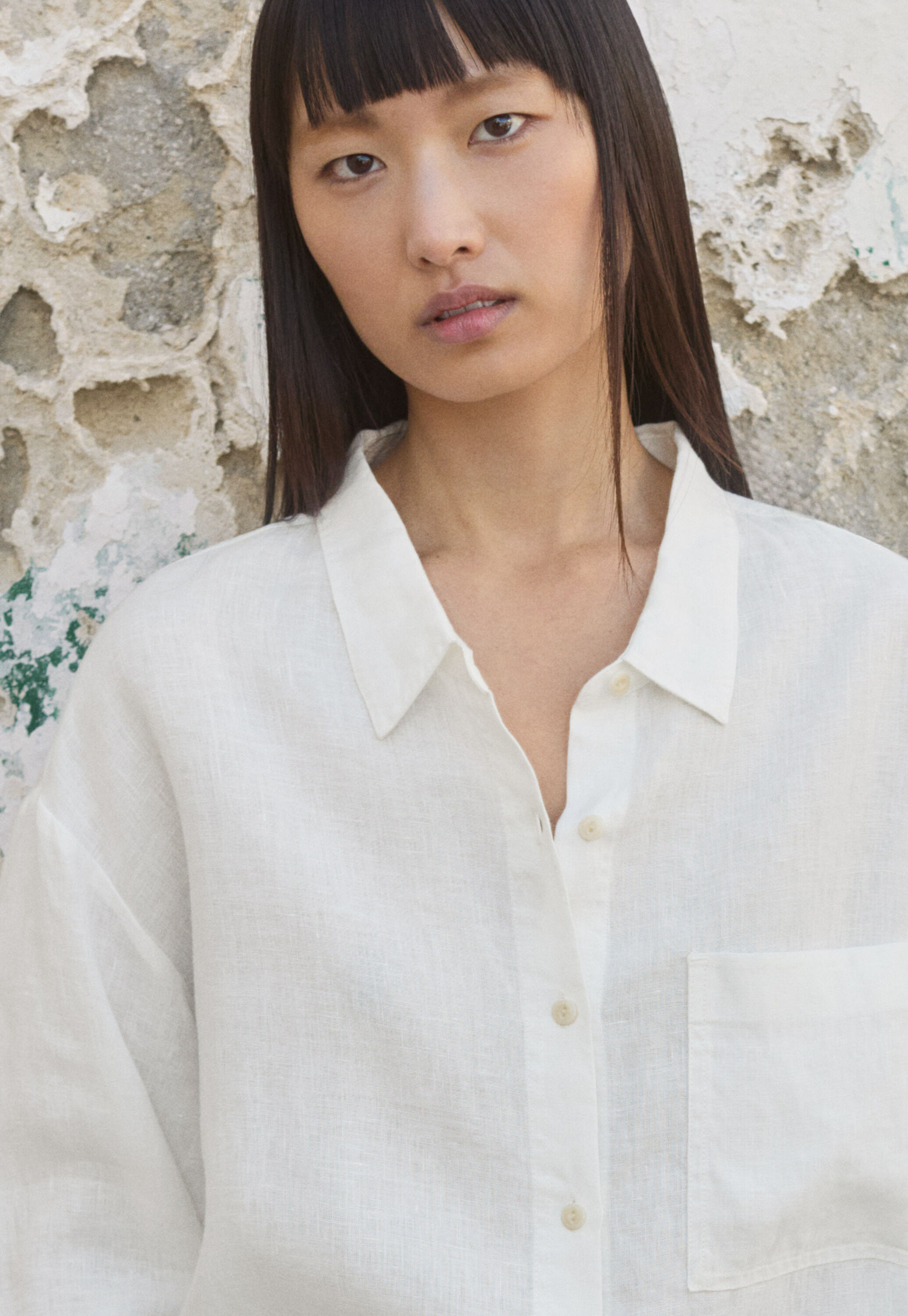 Overshirt aus Leinen