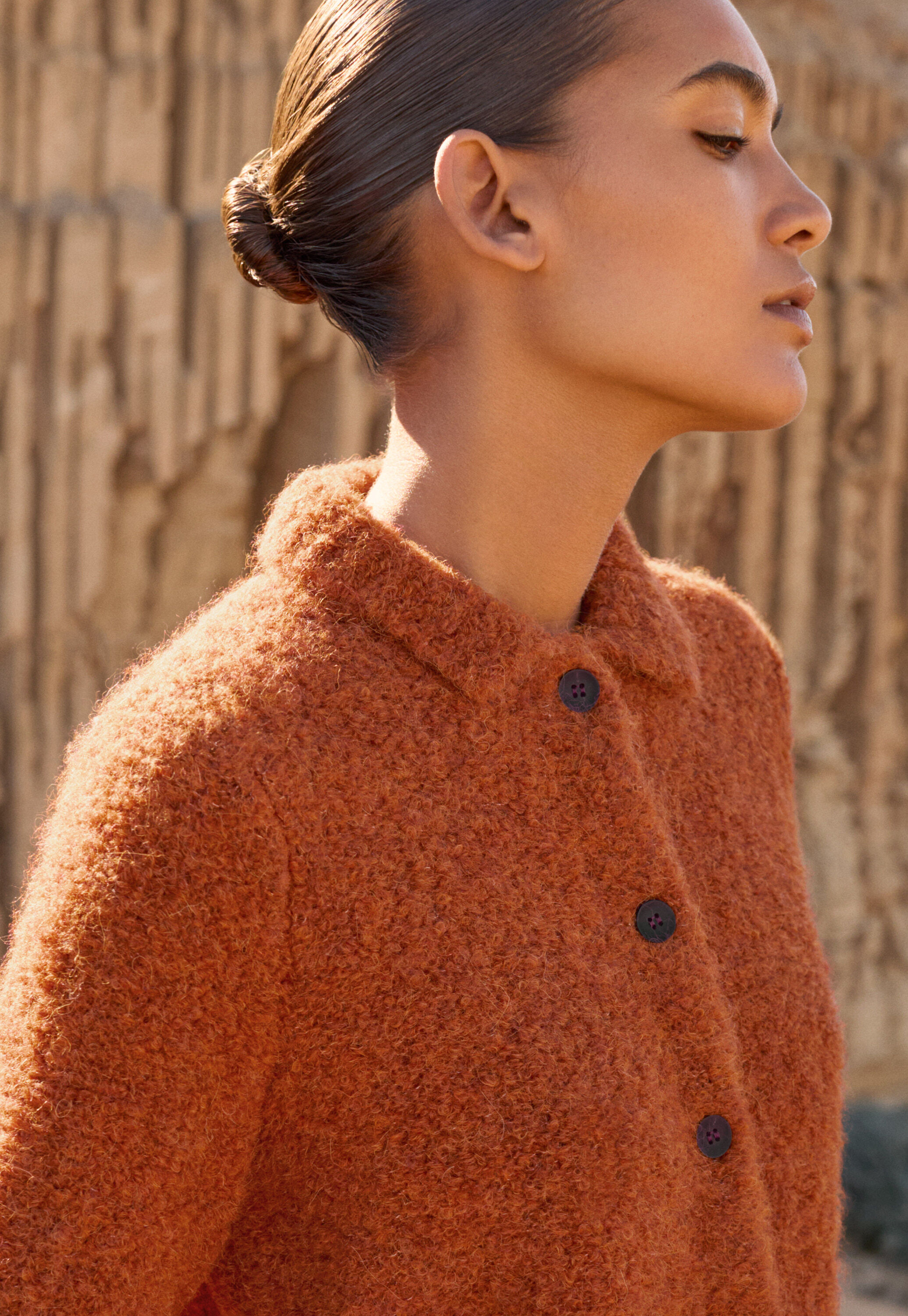 Cardigan mit Kragen