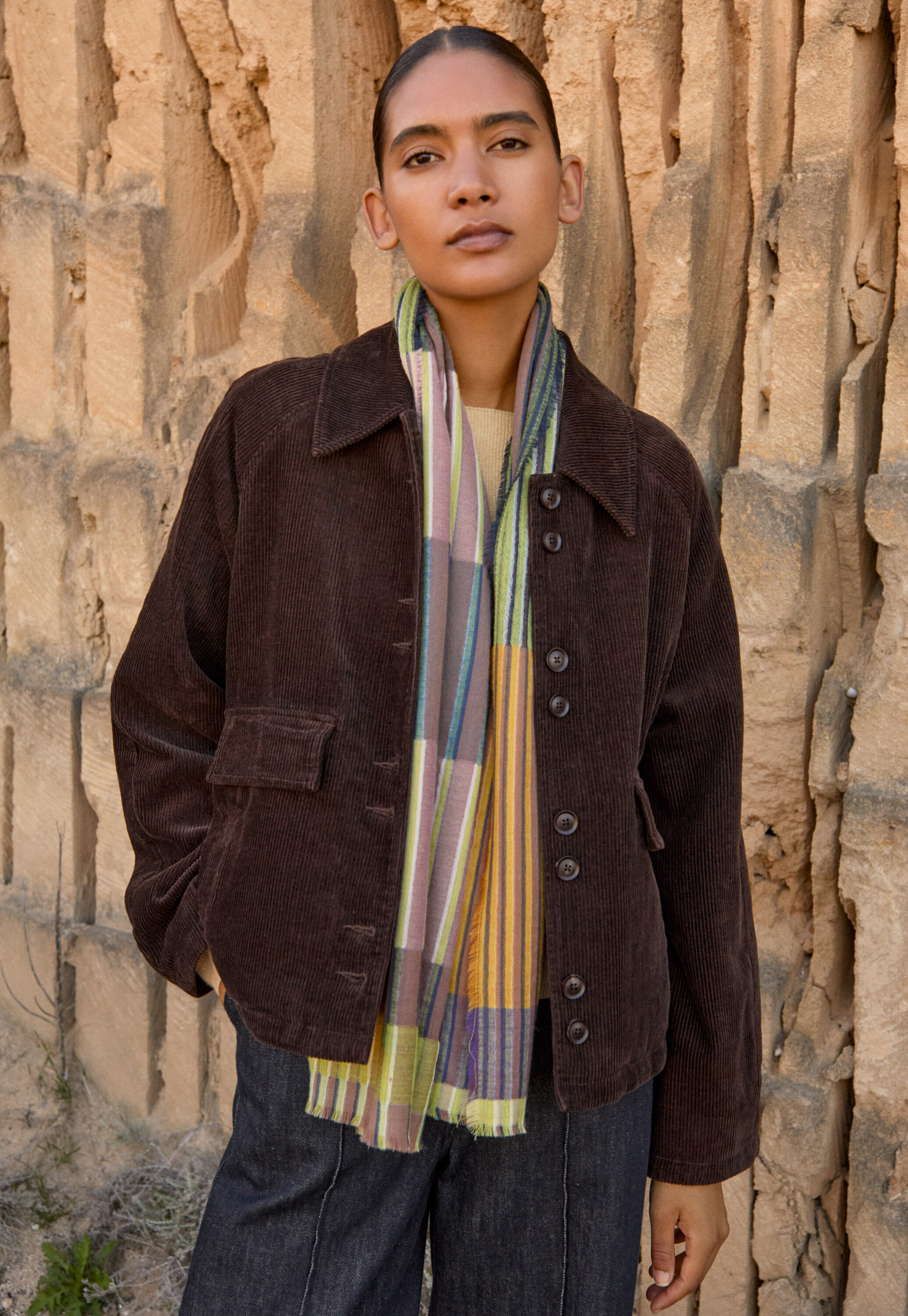 K&uuml;rzere Cordjacke