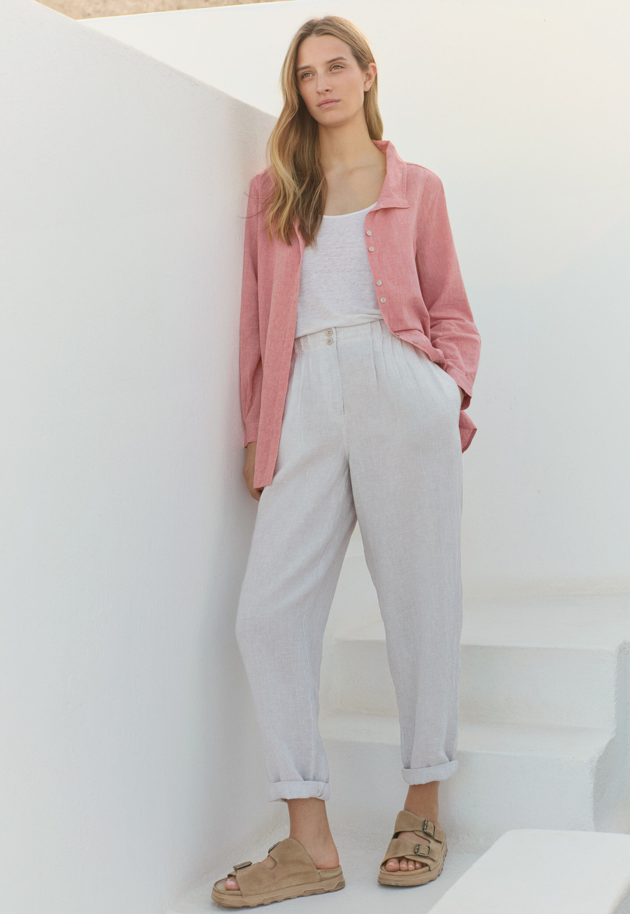 Schmal zulaufende Hose