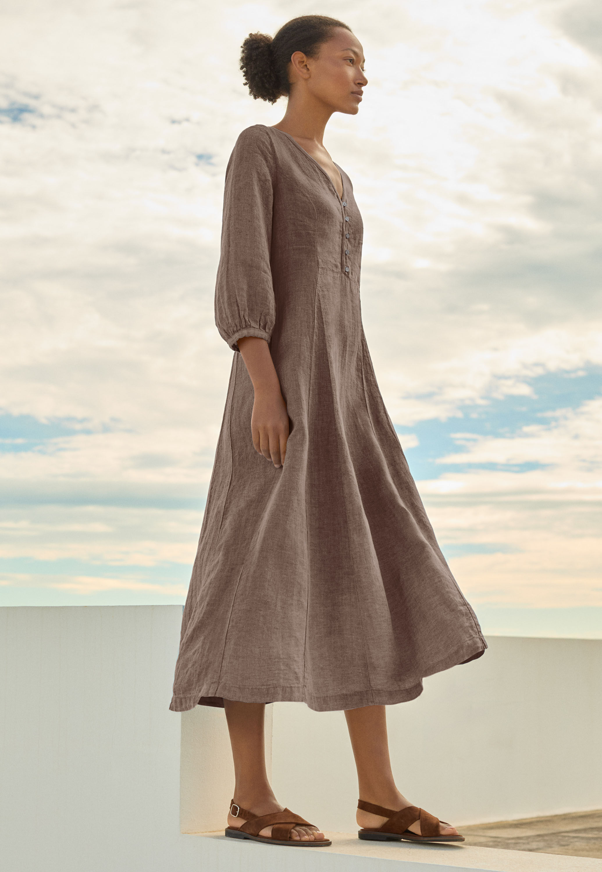 Kleid mit Godets
