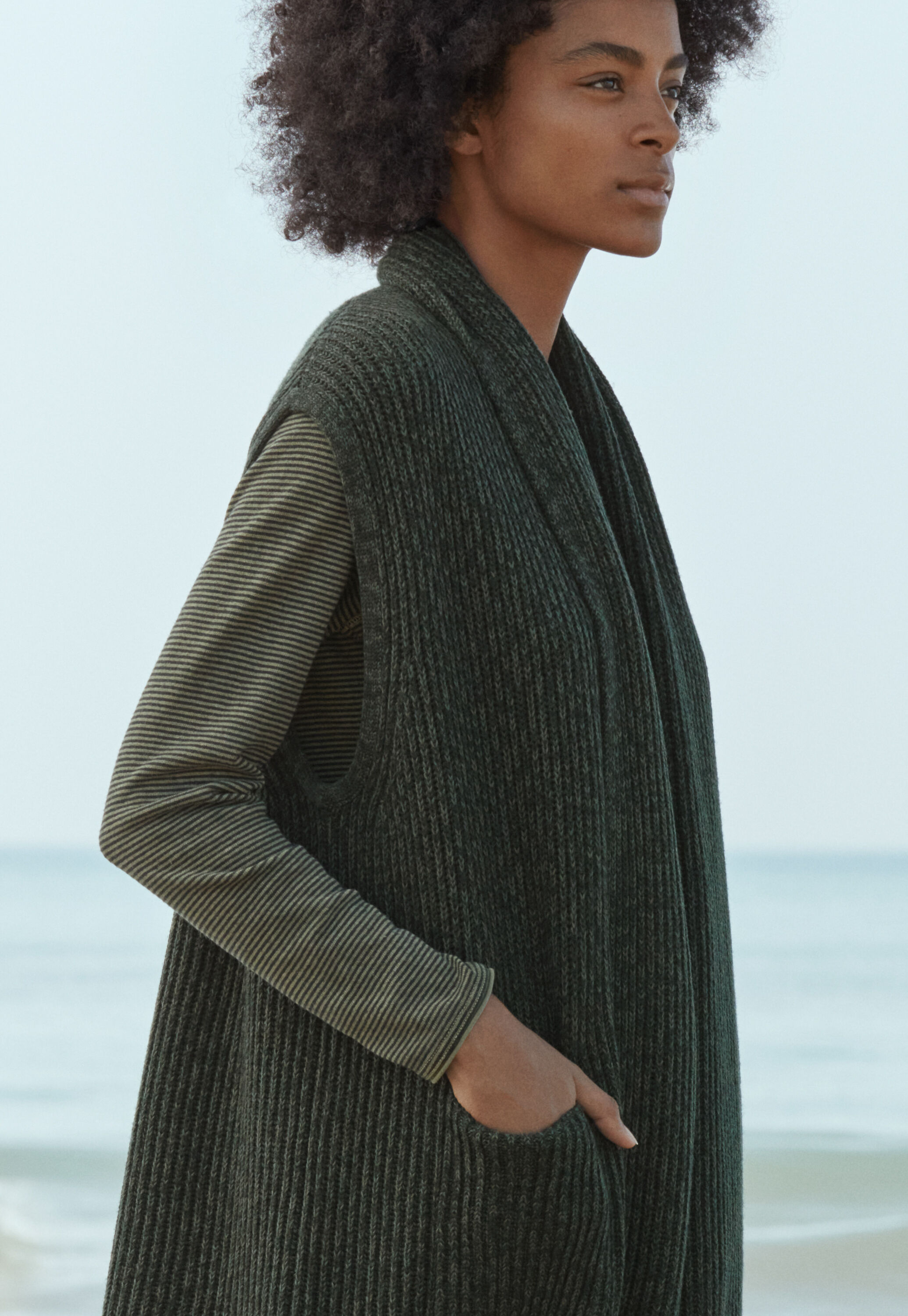 &Auml;rmelloser Cardigan