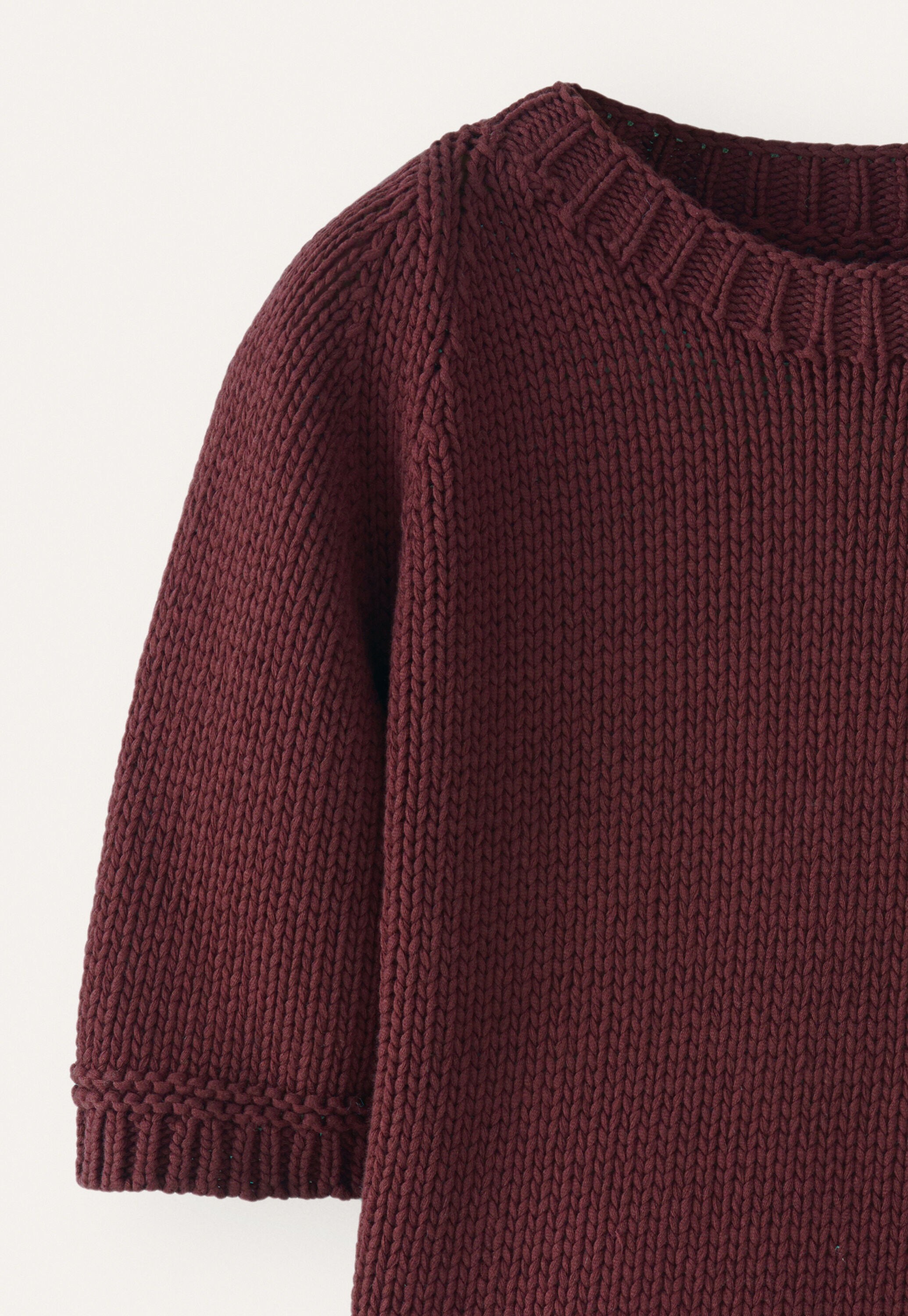 Kurz&auml;rmeliger Pullover