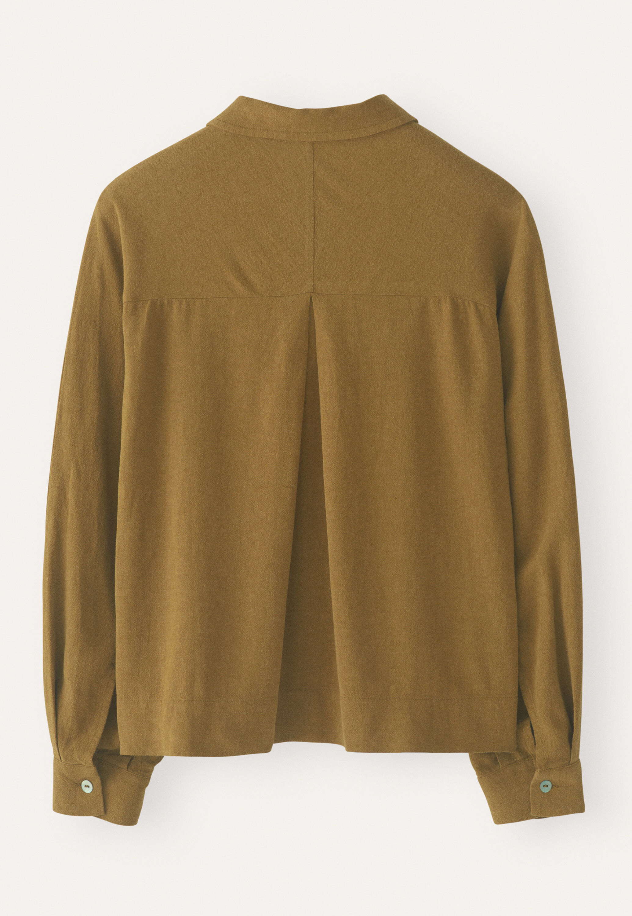 Bluse mit geschwungenen &Auml;rmeln