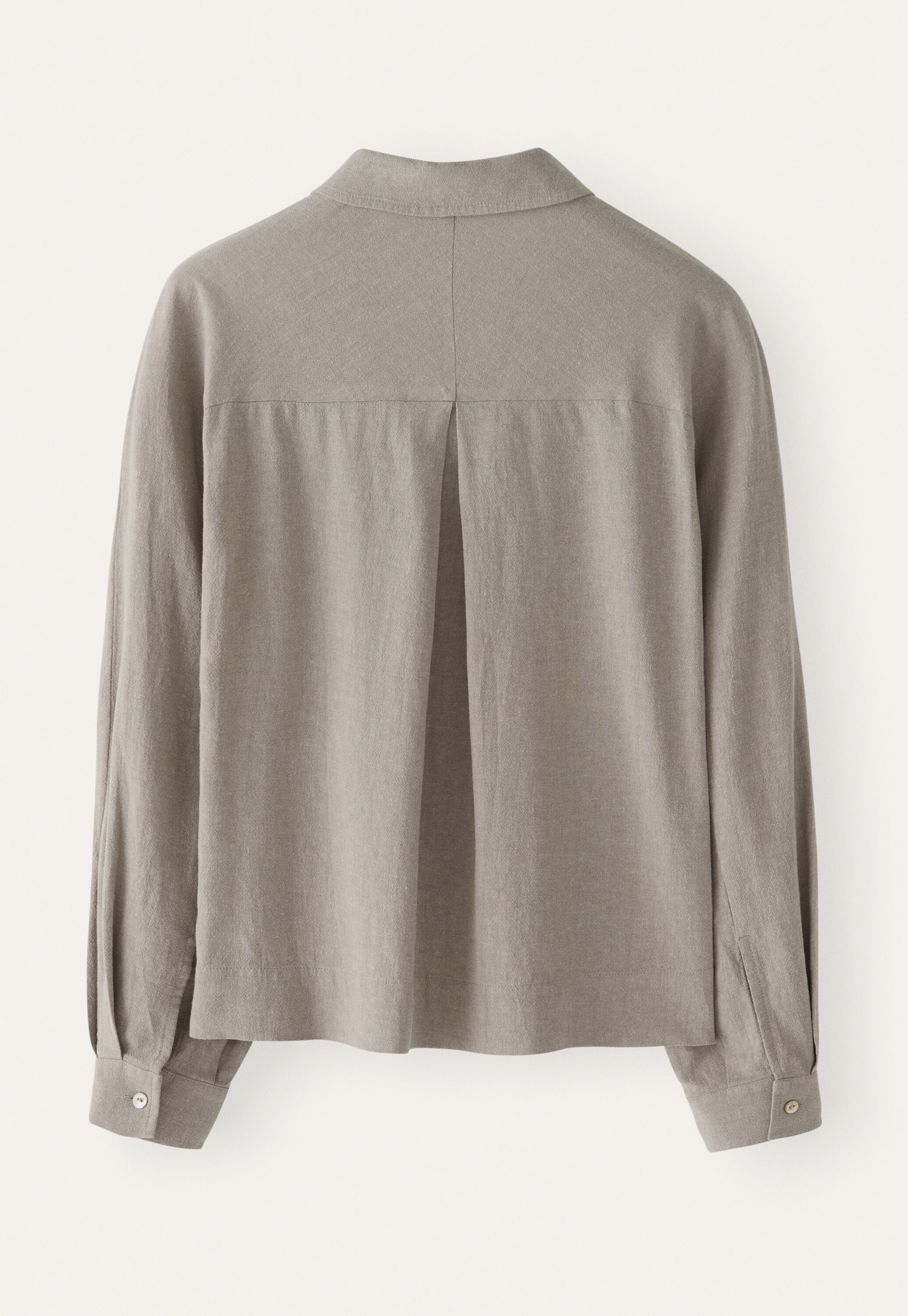 Bluse mit geschwungenen &Auml;rmeln