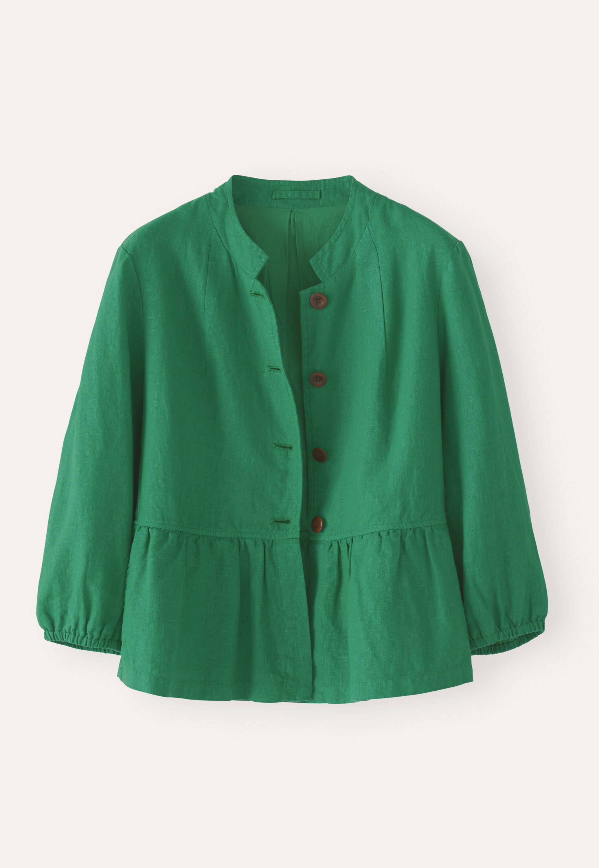 Jacke mit Peplum-Saum